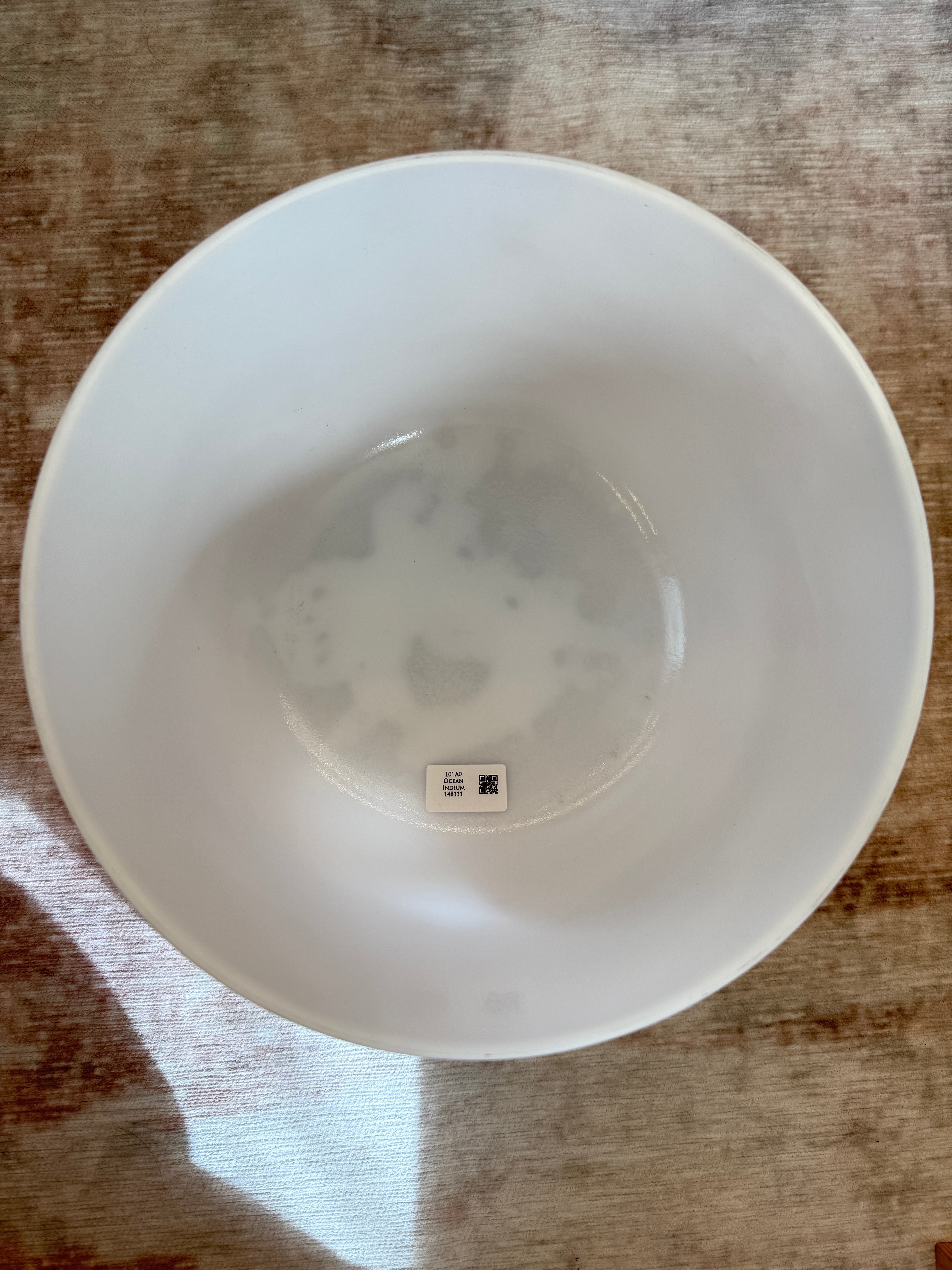 10" A0 Ocean Indium 148111 Crystal Tones® Alchemy Singing Bowl