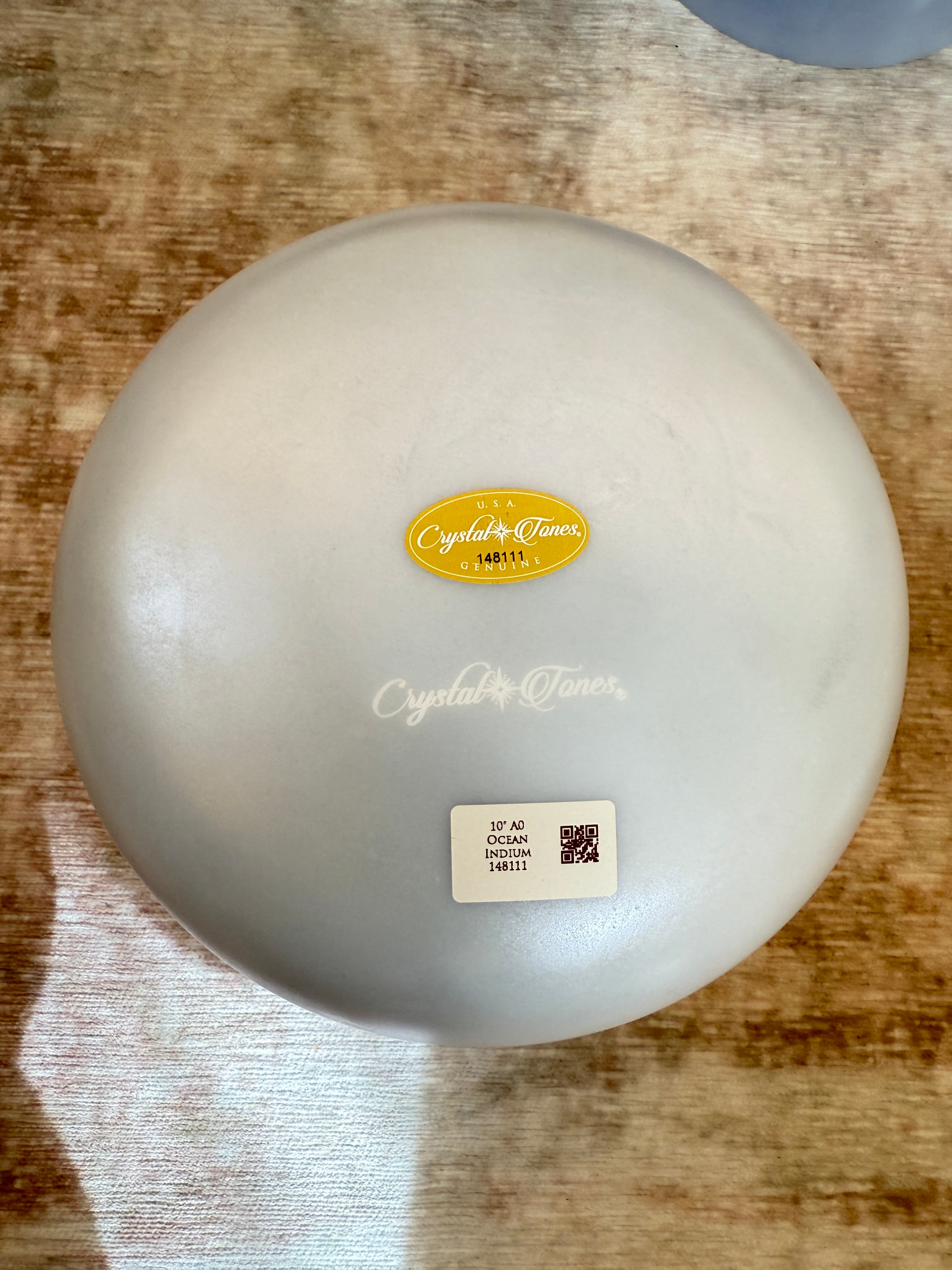 10" A0 Ocean Indium 148111 Crystal Tones® Alchemy Singing Bowl