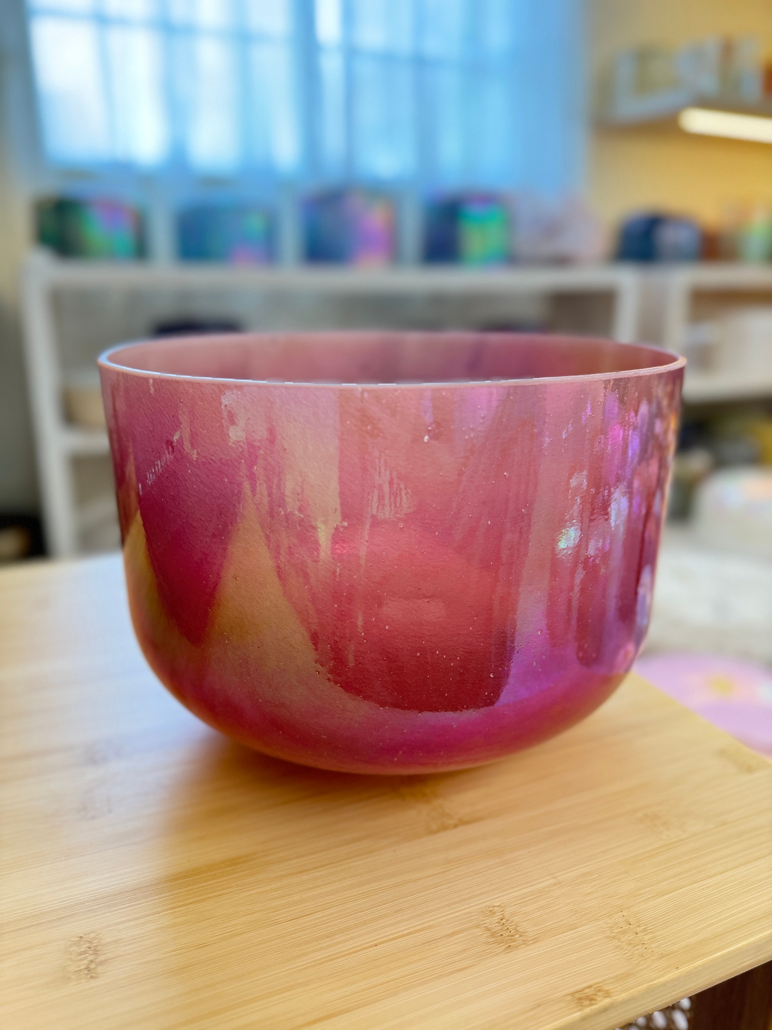 10" A+10 Rose Quartz, Platinum 140860 Crystal Tones® Alchemy Singing Bowl