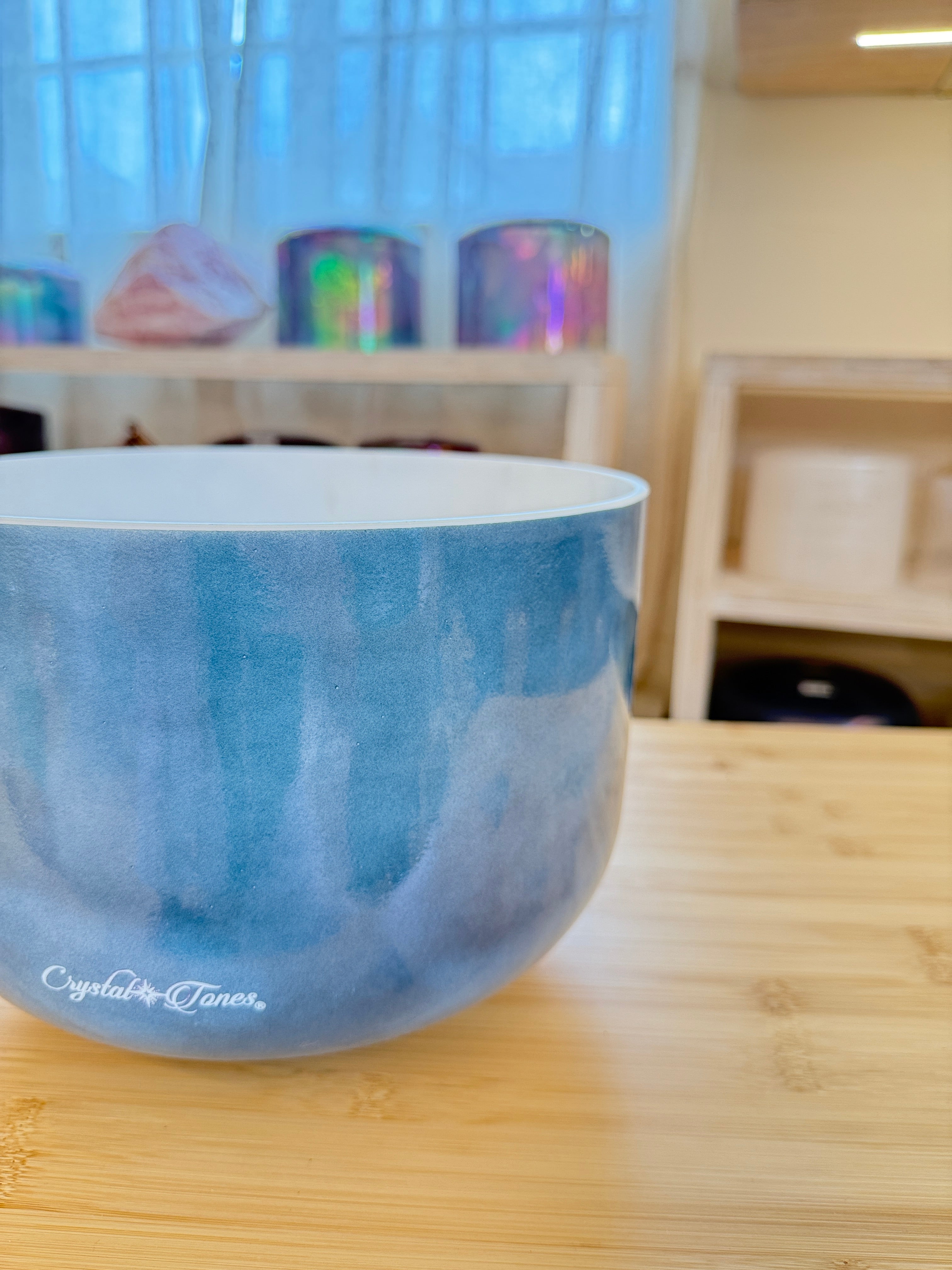10" A#+15 Zeal Point, Transcendent 156660 Crystal Tones® Alchemy Singing Bowl