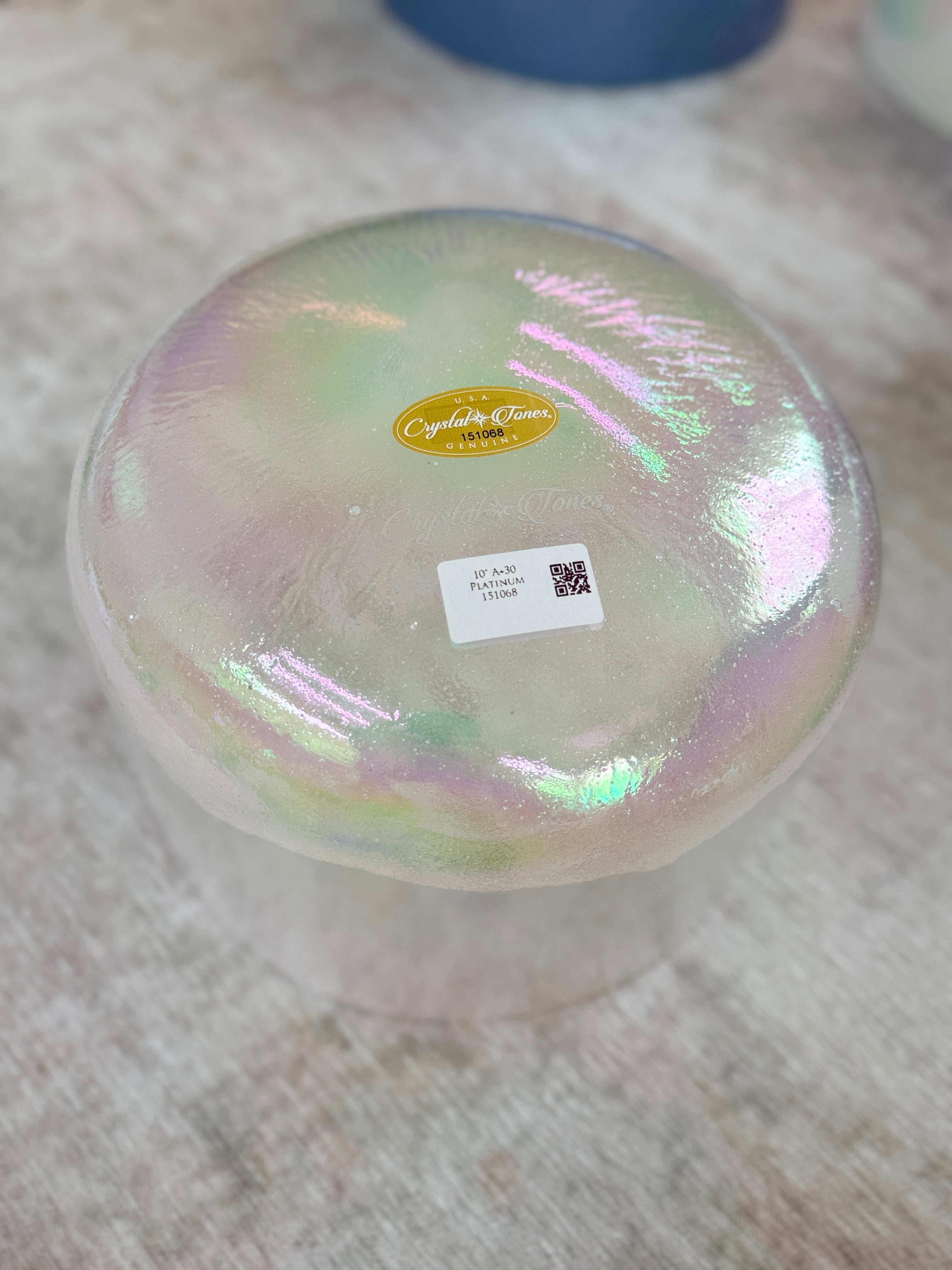 10" A+30 Platinum 151068 Crystal Tones® Alchemy Singing Bowl