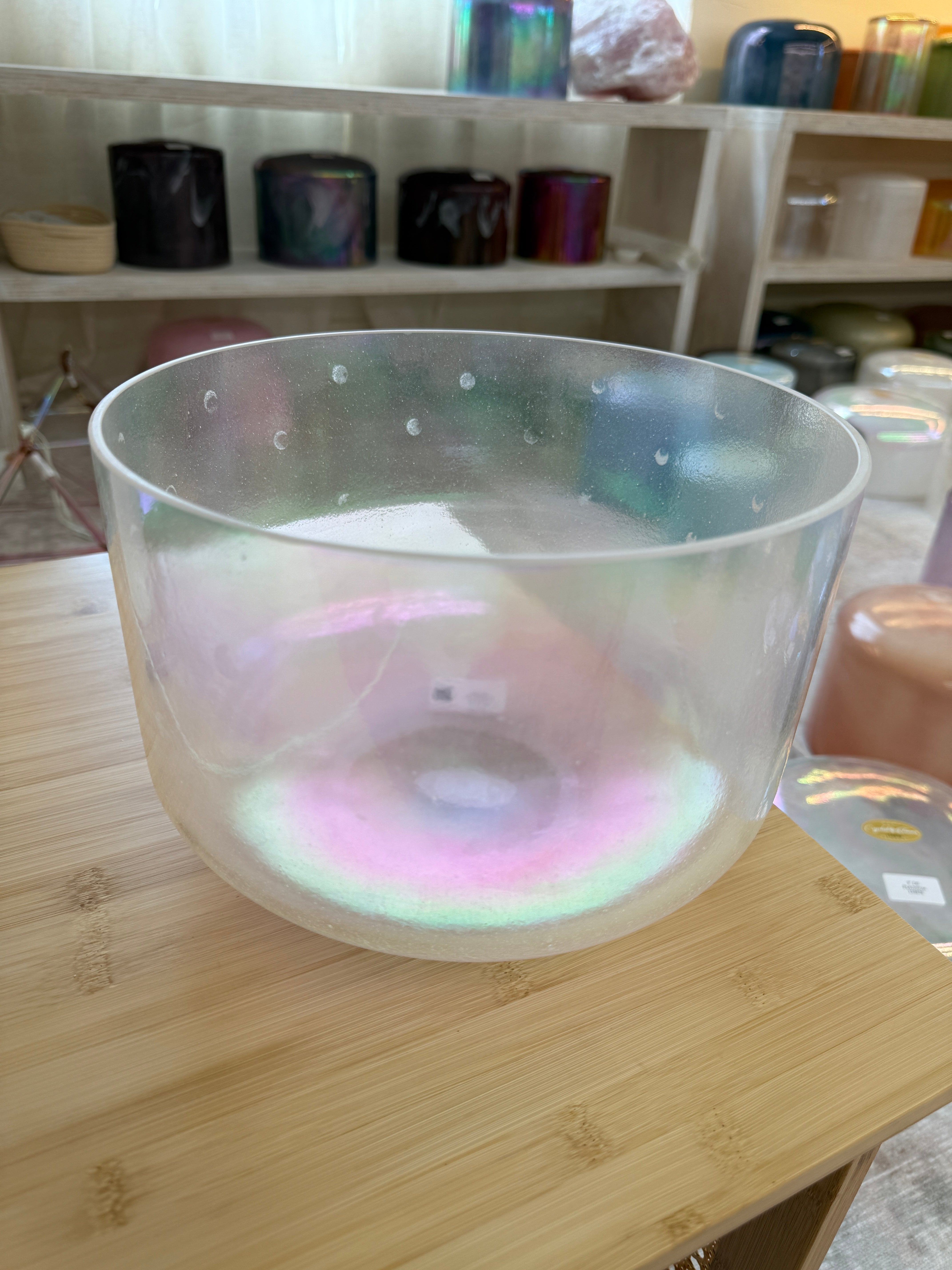 10" B-10 Platinum 147982 Crystal Tones® Alchemy Singing Bowl
