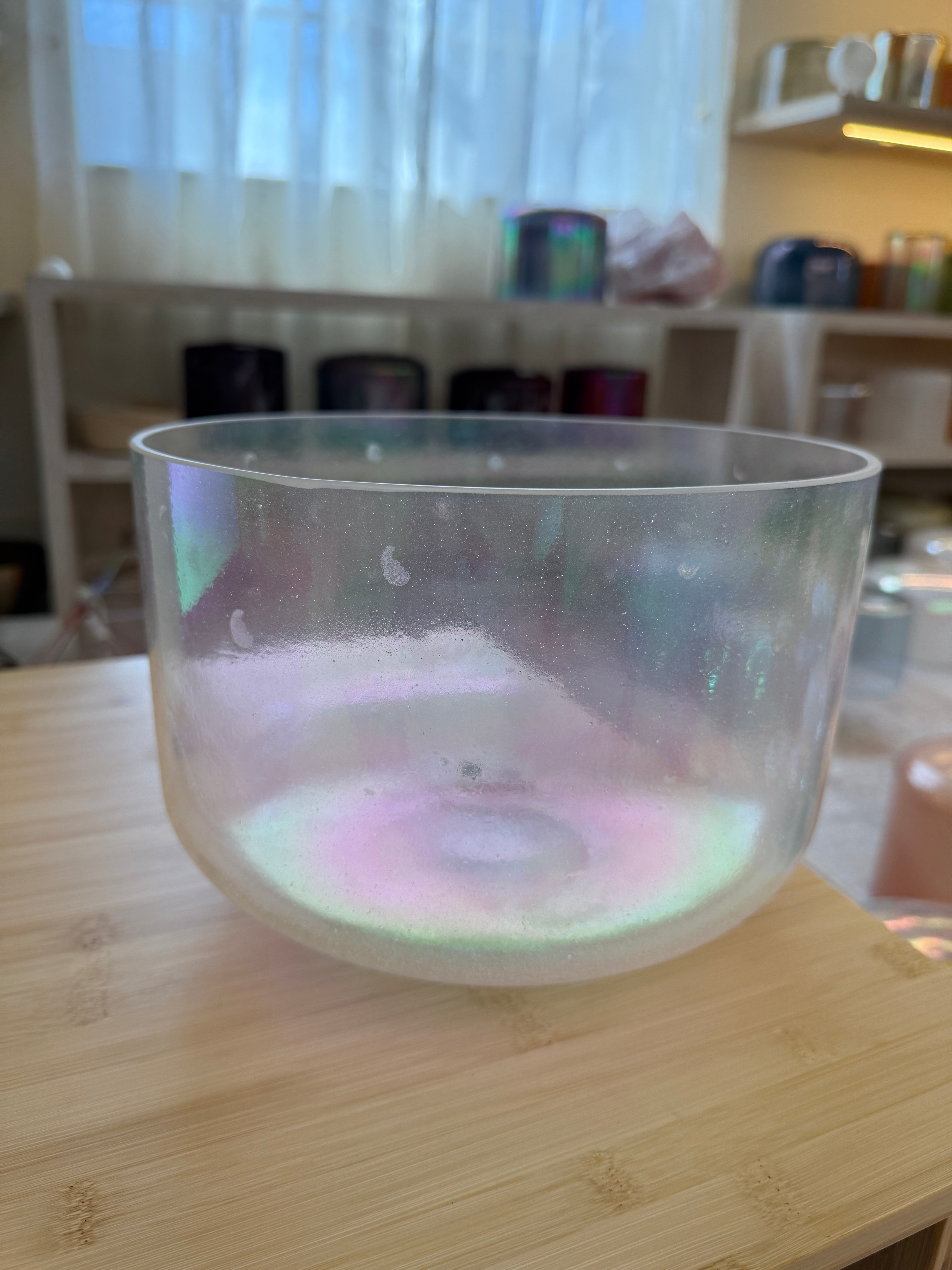 10" B-10 Platinum 147982 Crystal Tones® Alchemy Singing Bowl