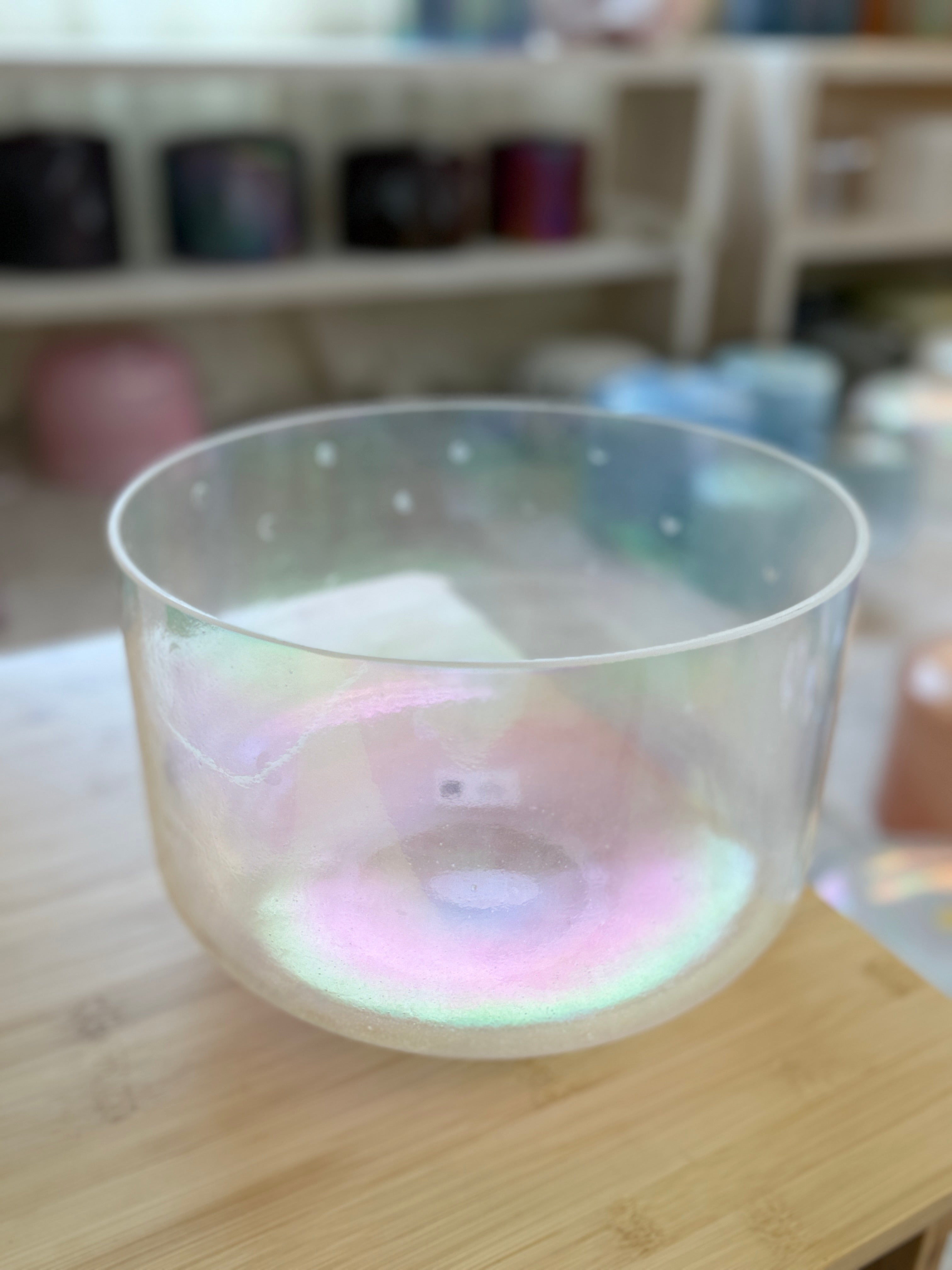 10" B-10 Platinum 147982 Crystal Tones® Alchemy Singing Bowl