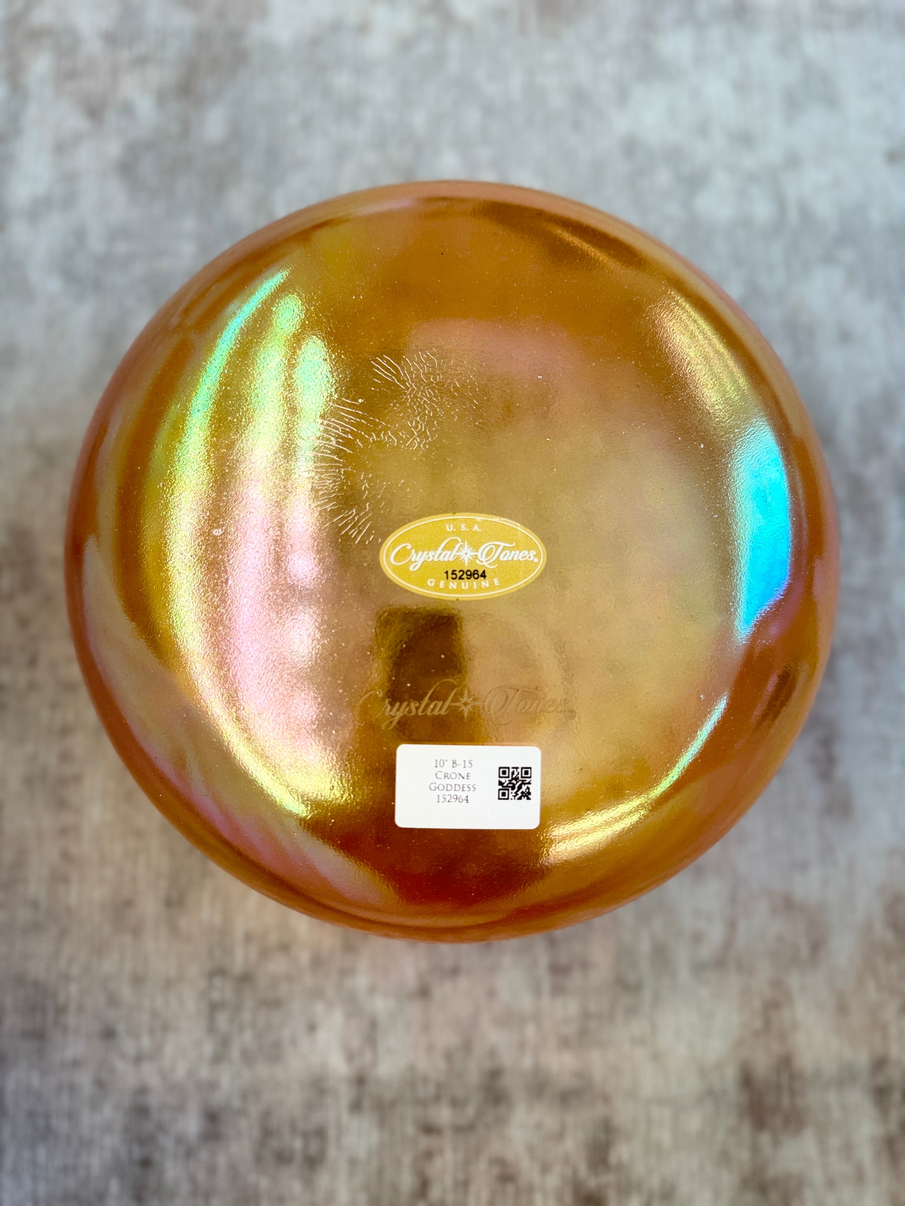 10” B-15 Crone Goddess 152964 Crystal Tones® Alchemy Singing Bowl