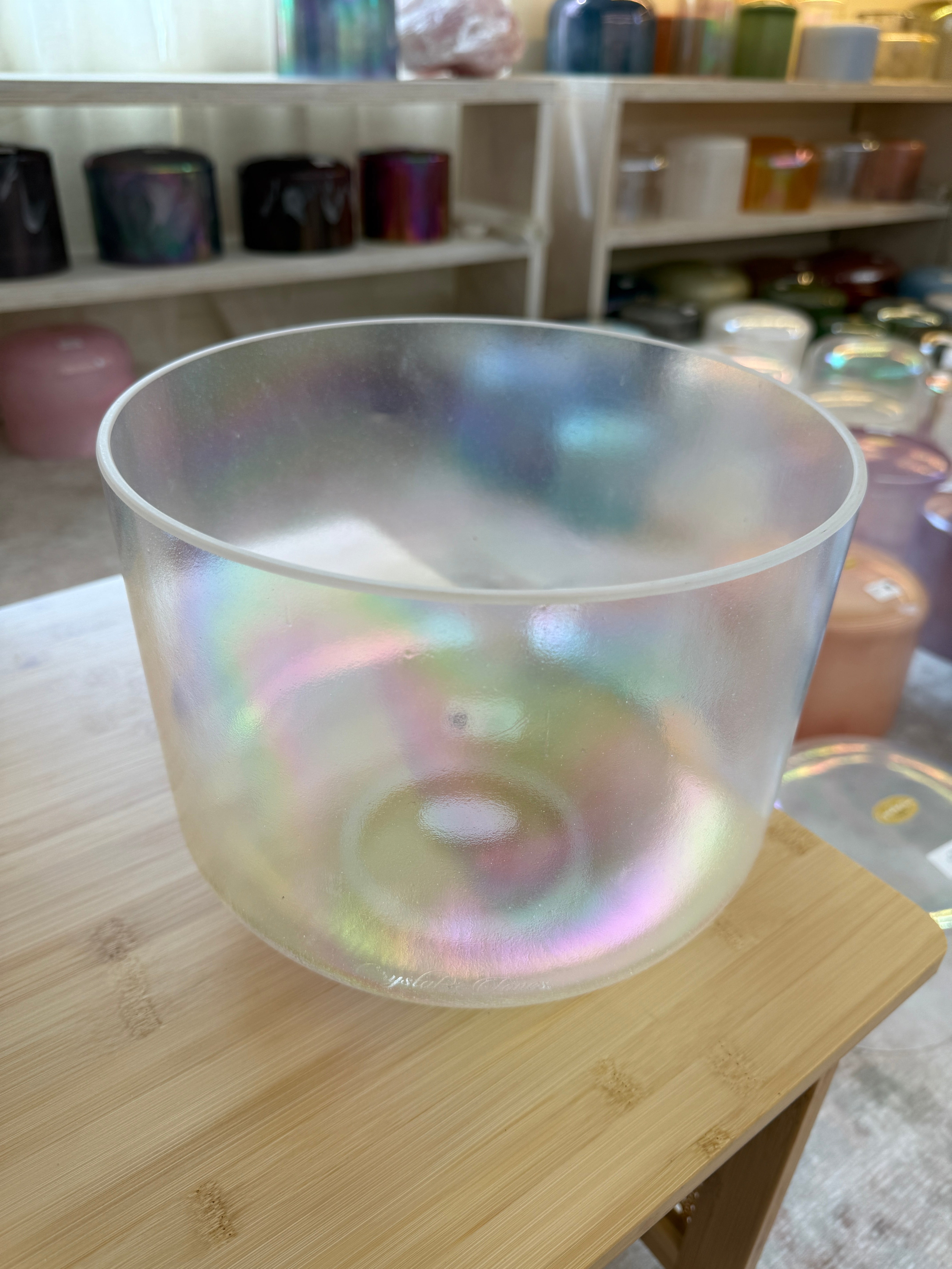 10" B+15 Platinum 154638 Crystal Tones® Alchemy Singing Bowl