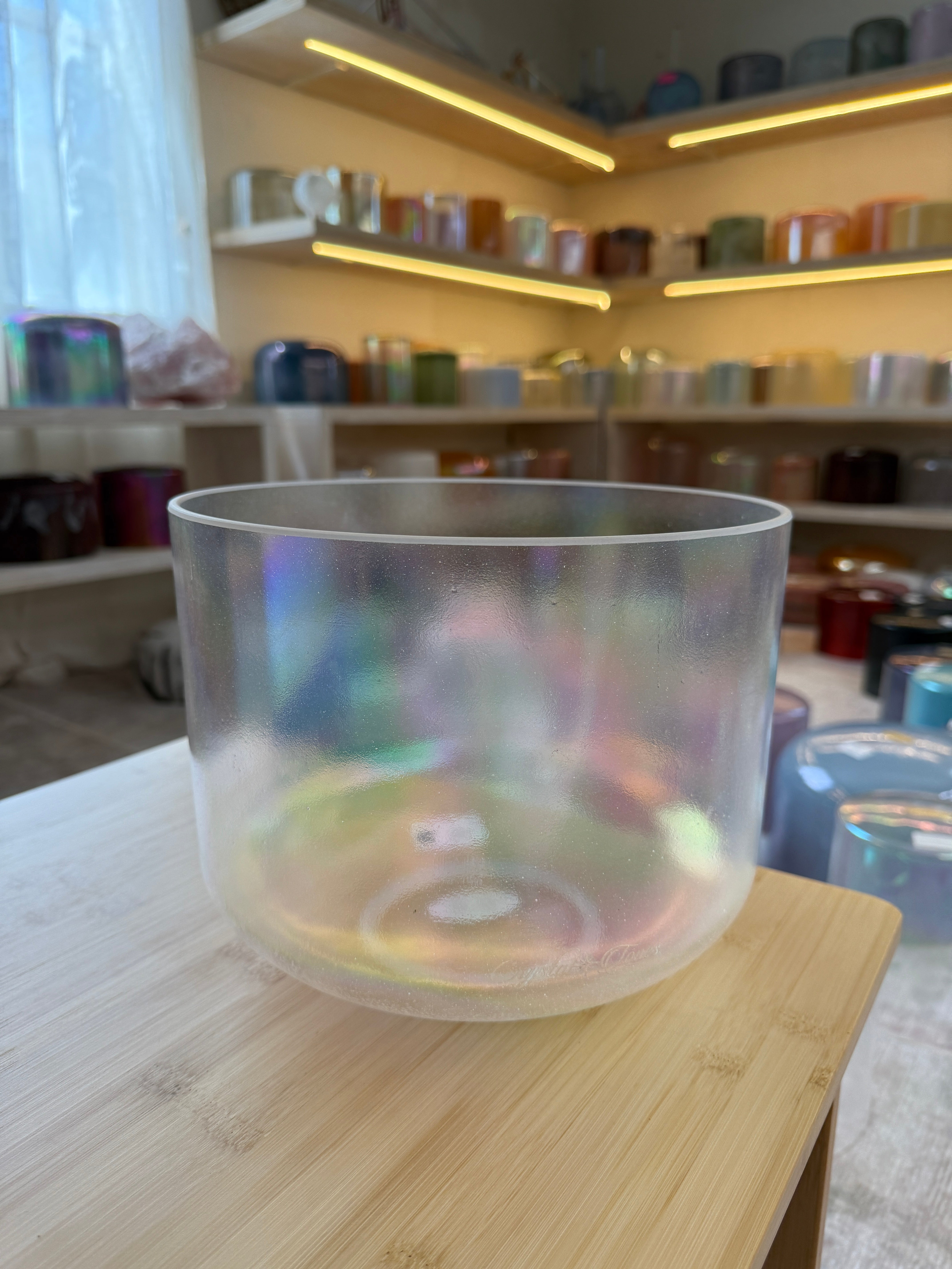 10" B+15 Platinum 154638 Crystal Tones® Alchemy Singing Bowl