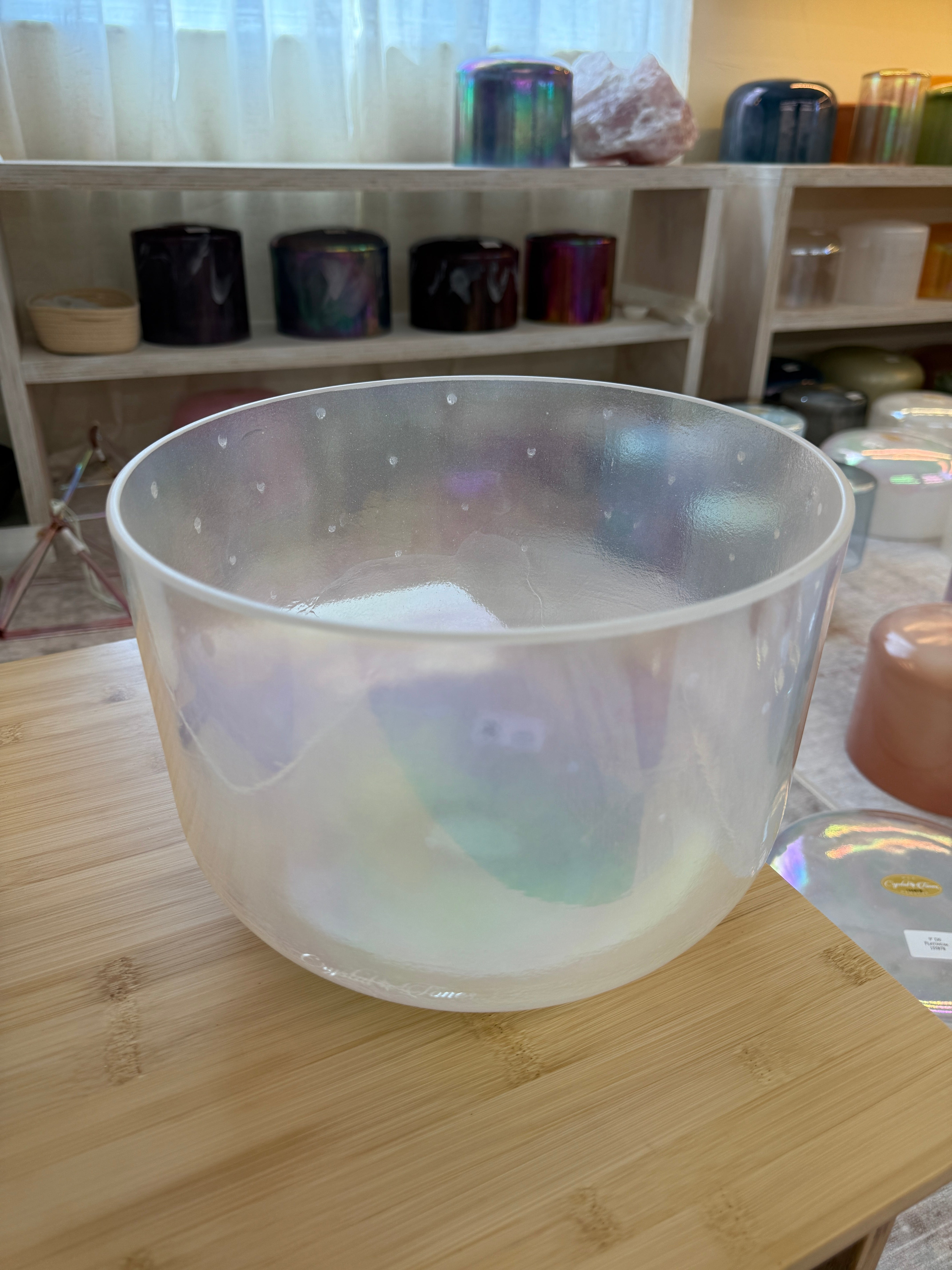 10" C-10 Platinum 156020 Crystal Tones® Alchemy Singing Bowl