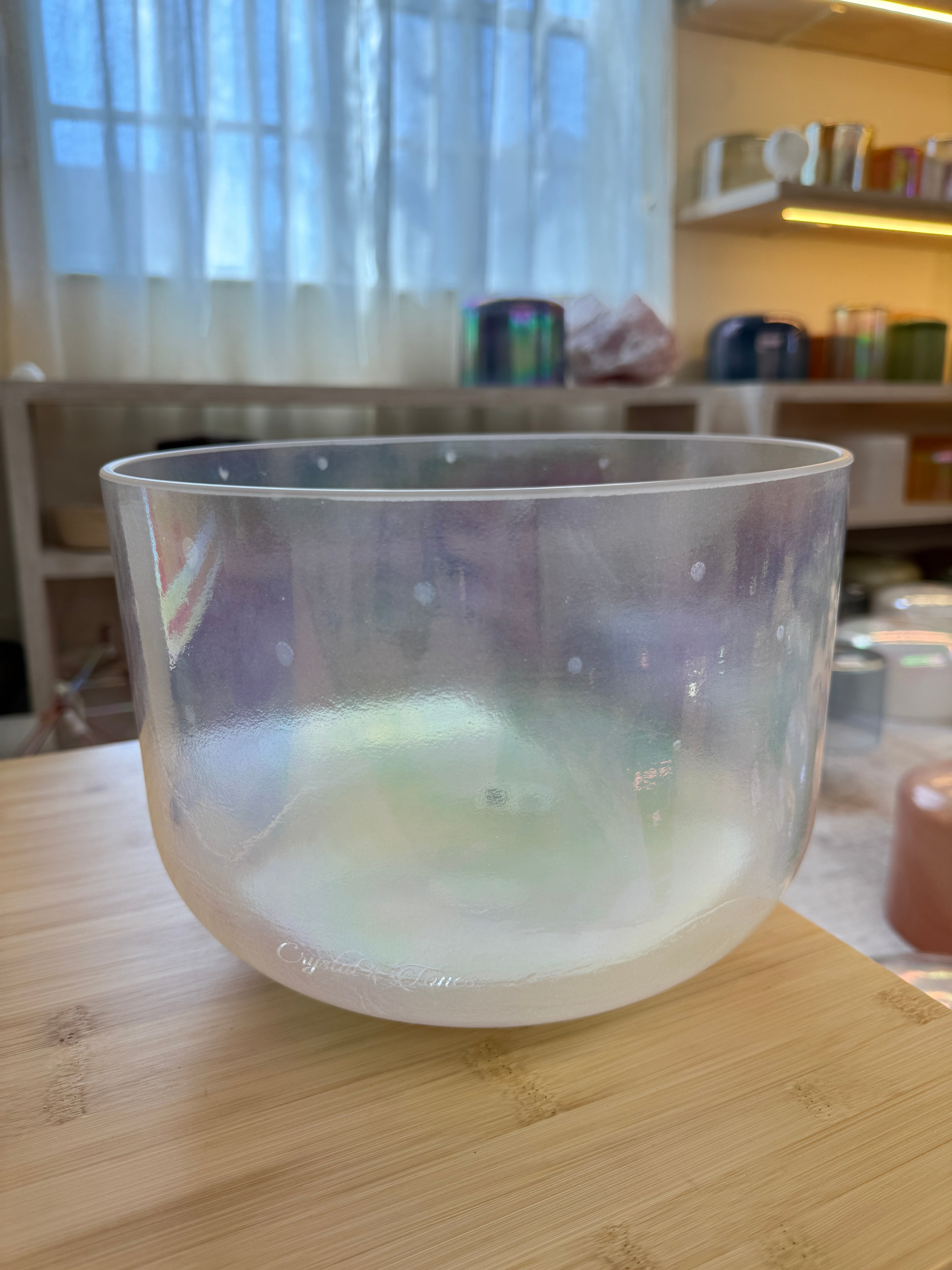 10" C-10 Platinum 156020 Crystal Tones® Alchemy Singing Bowl