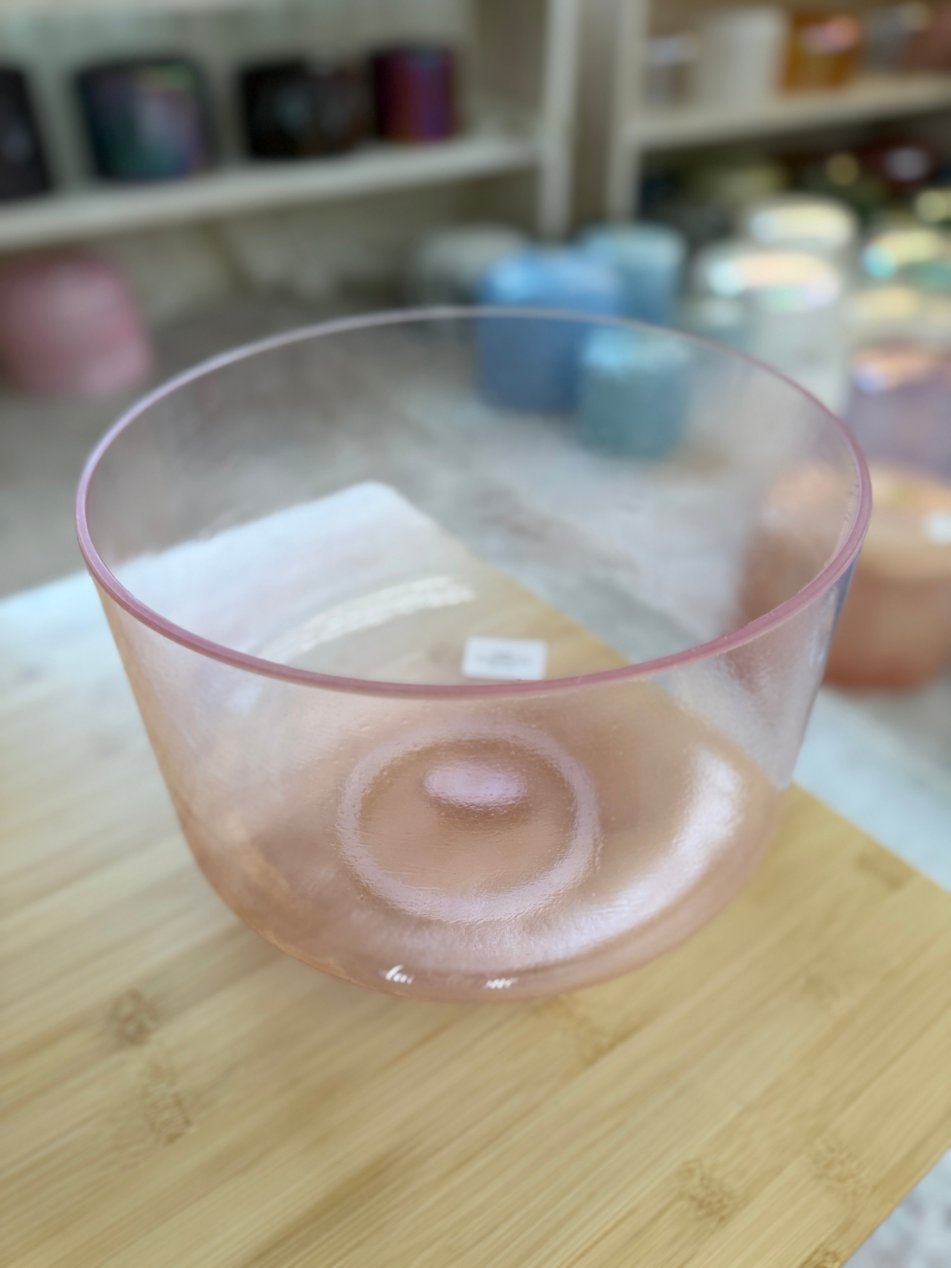 10" C-20 Pink Aura Gold 156570 Crystal Tones® Alchemy Singing Bowl