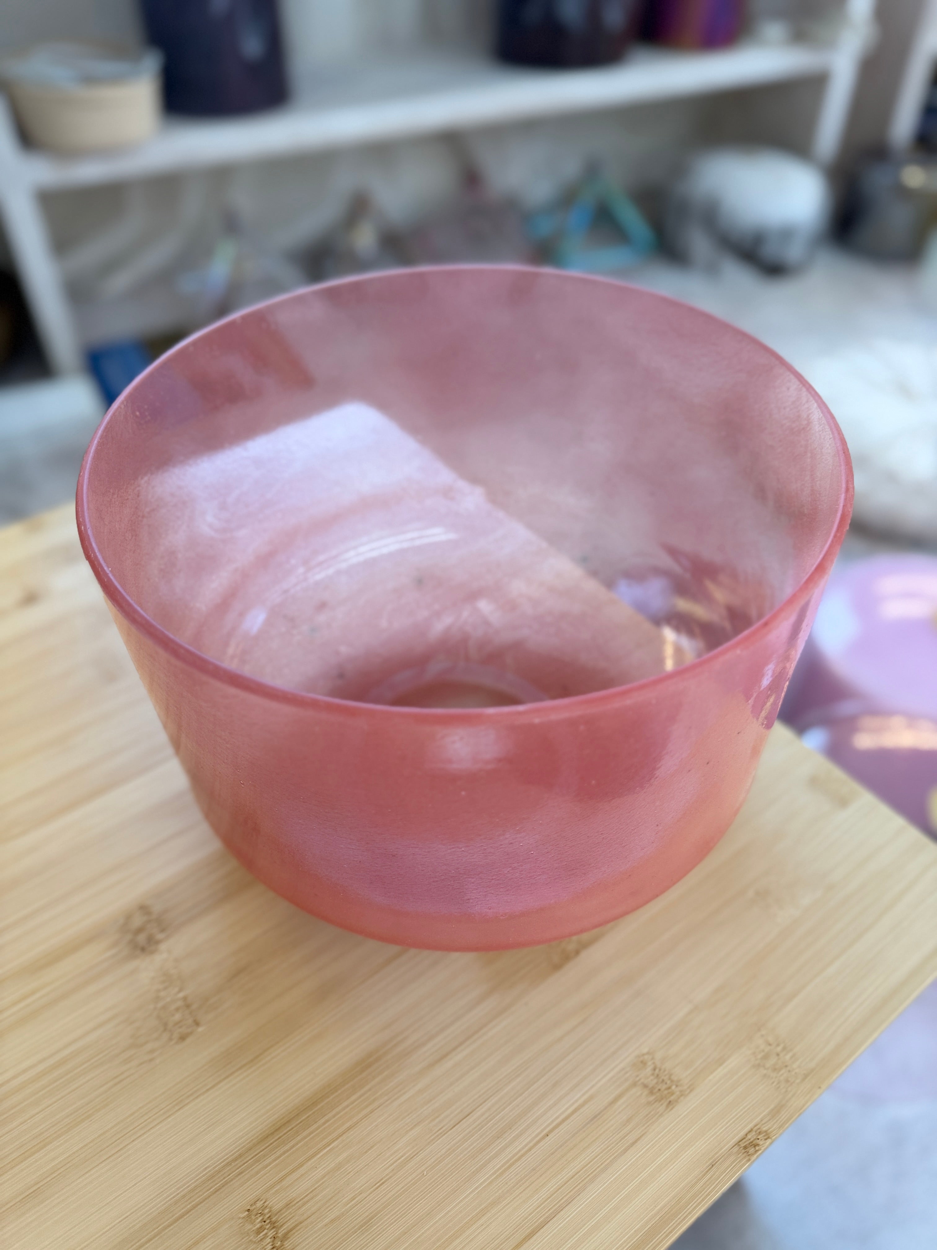 10" C#-10 Rose Quartz 137511 Crystal Tones® Alchemy Singing Bowl