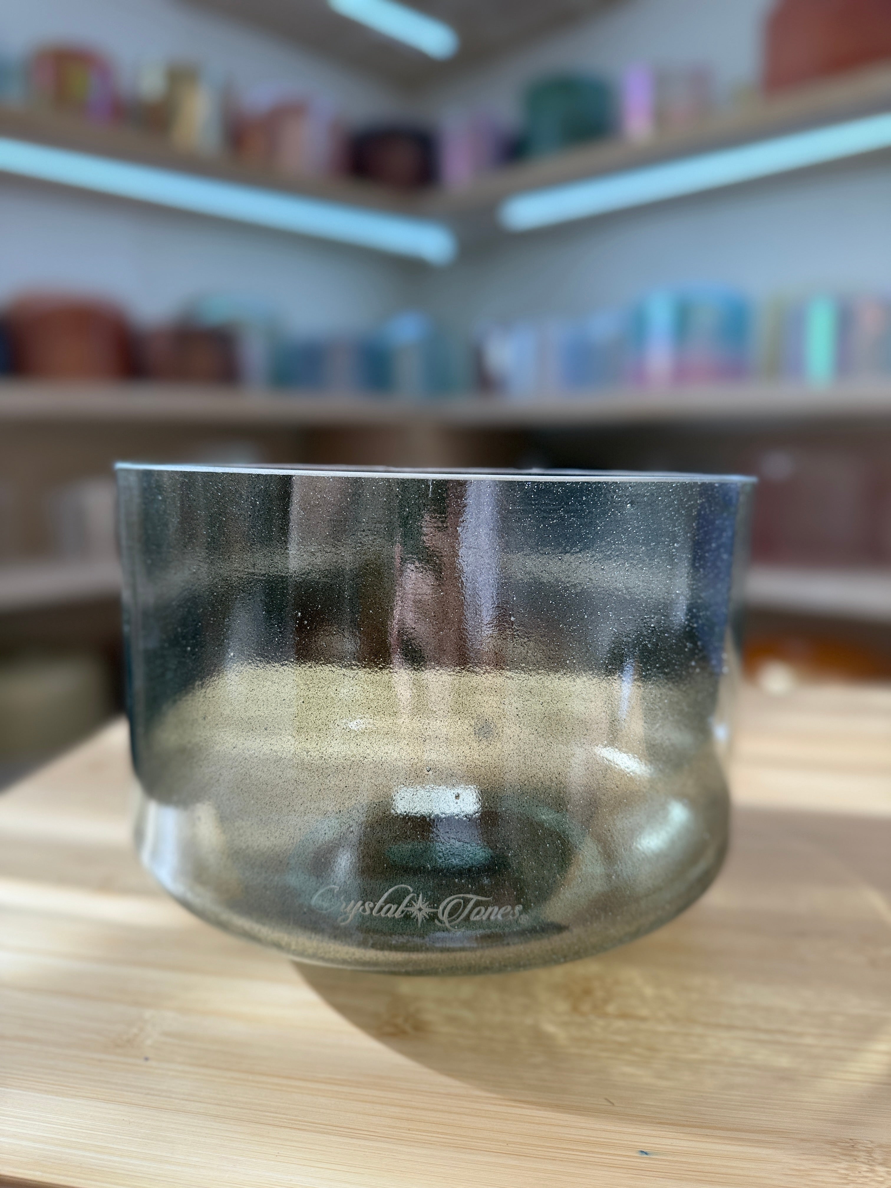 10" C#-15 Sage Aura Gold 159258 Crystal Tones® Alchemy Singing Bowl