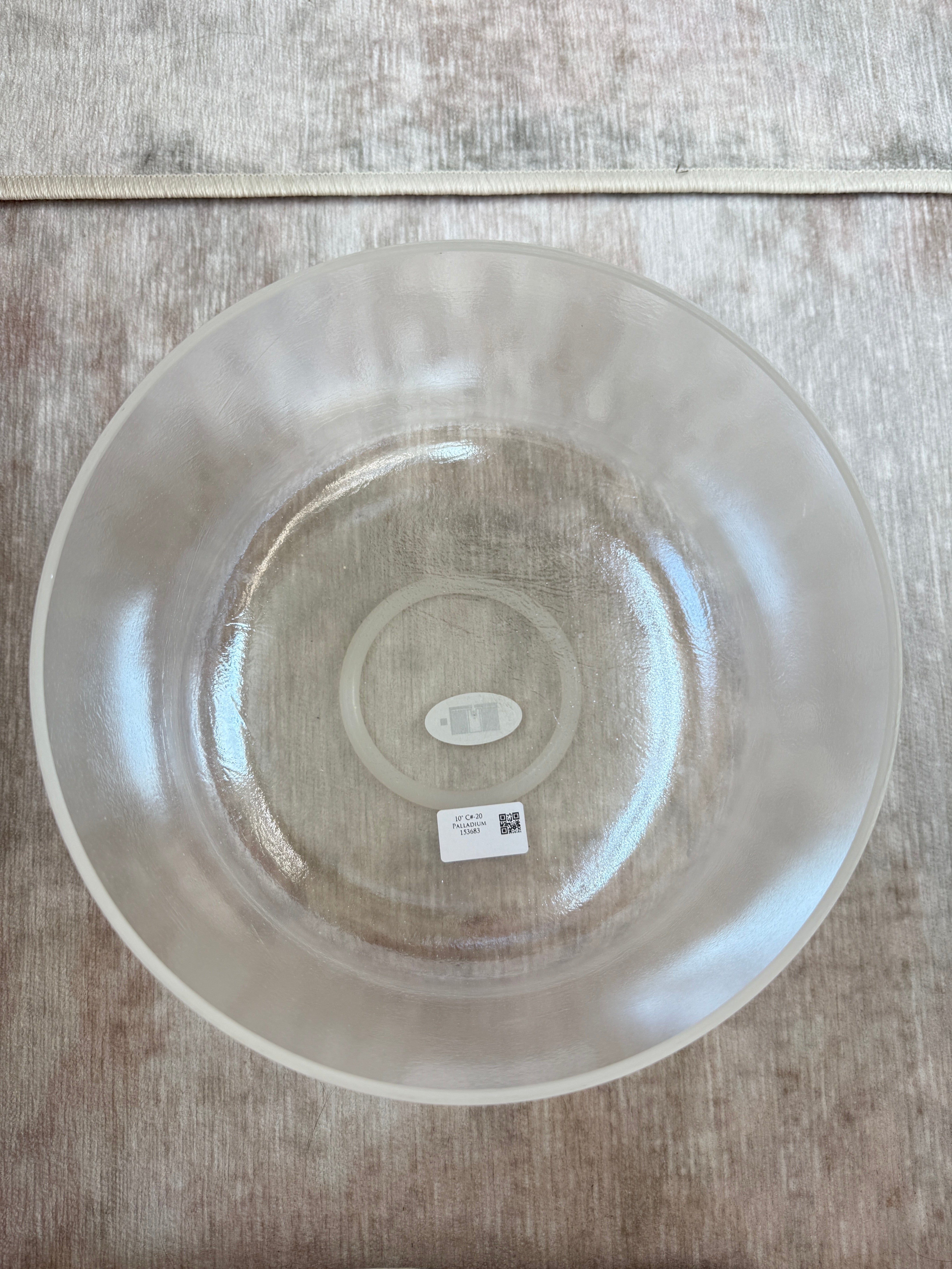 10" C#-20 Palladium 153683 Crystal Tones® Alchemy Singing Bowl