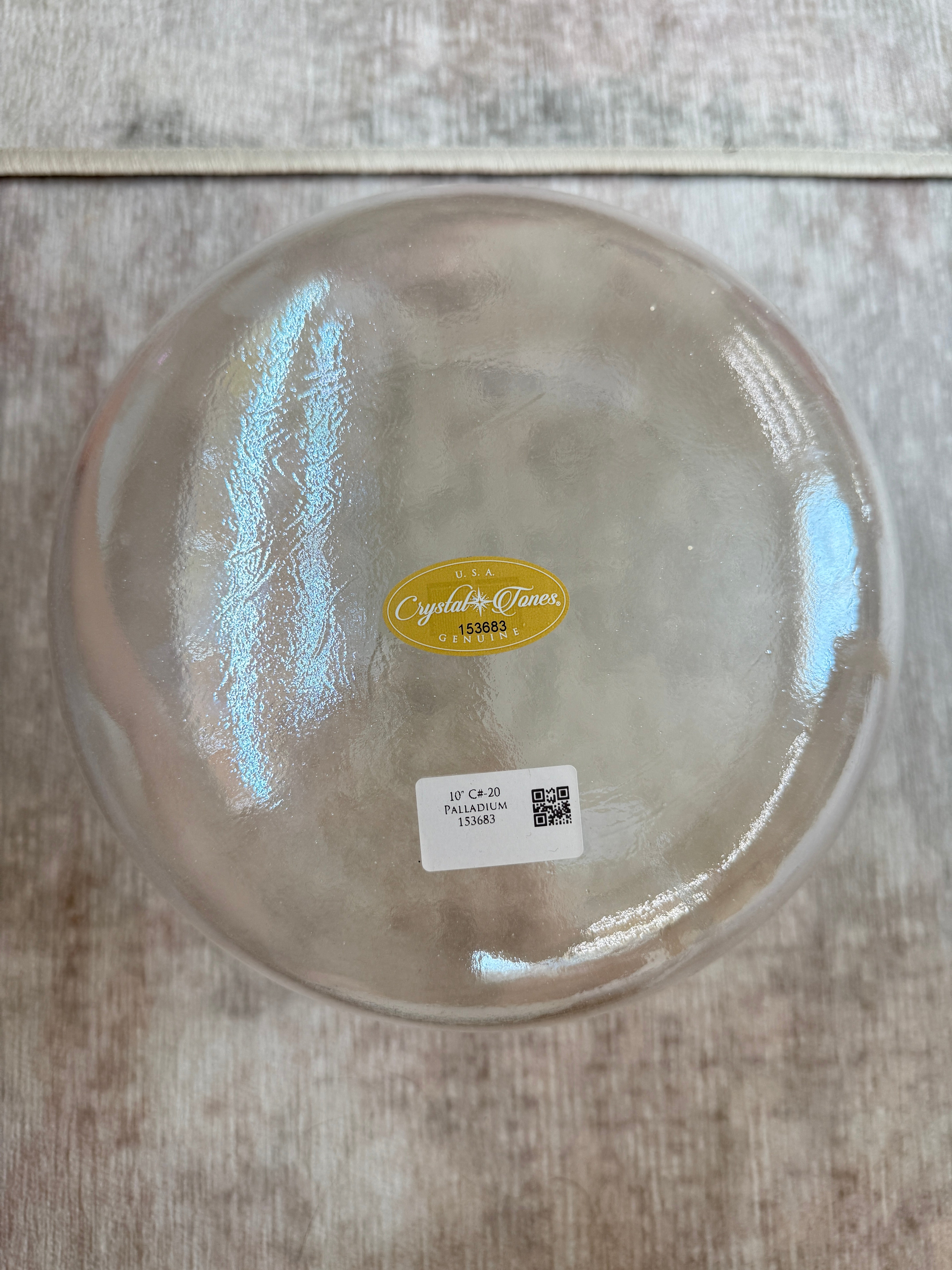 10" C#-20 Palladium 153683 Crystal Tones® Alchemy Singing Bowl