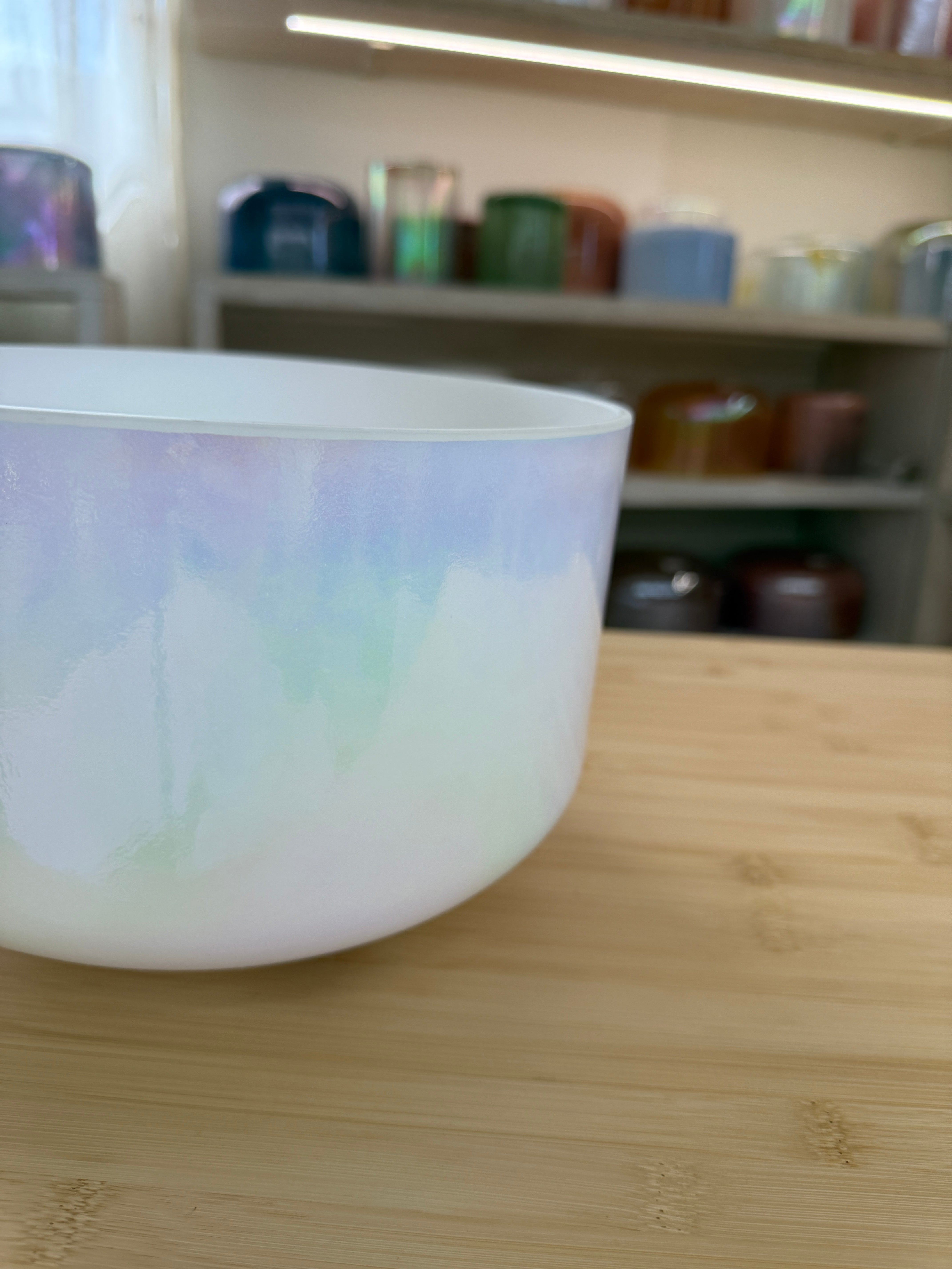 10" D#+20 Mother of Platinum 142661 Crystal Tones® Alchemy Singing Bowl