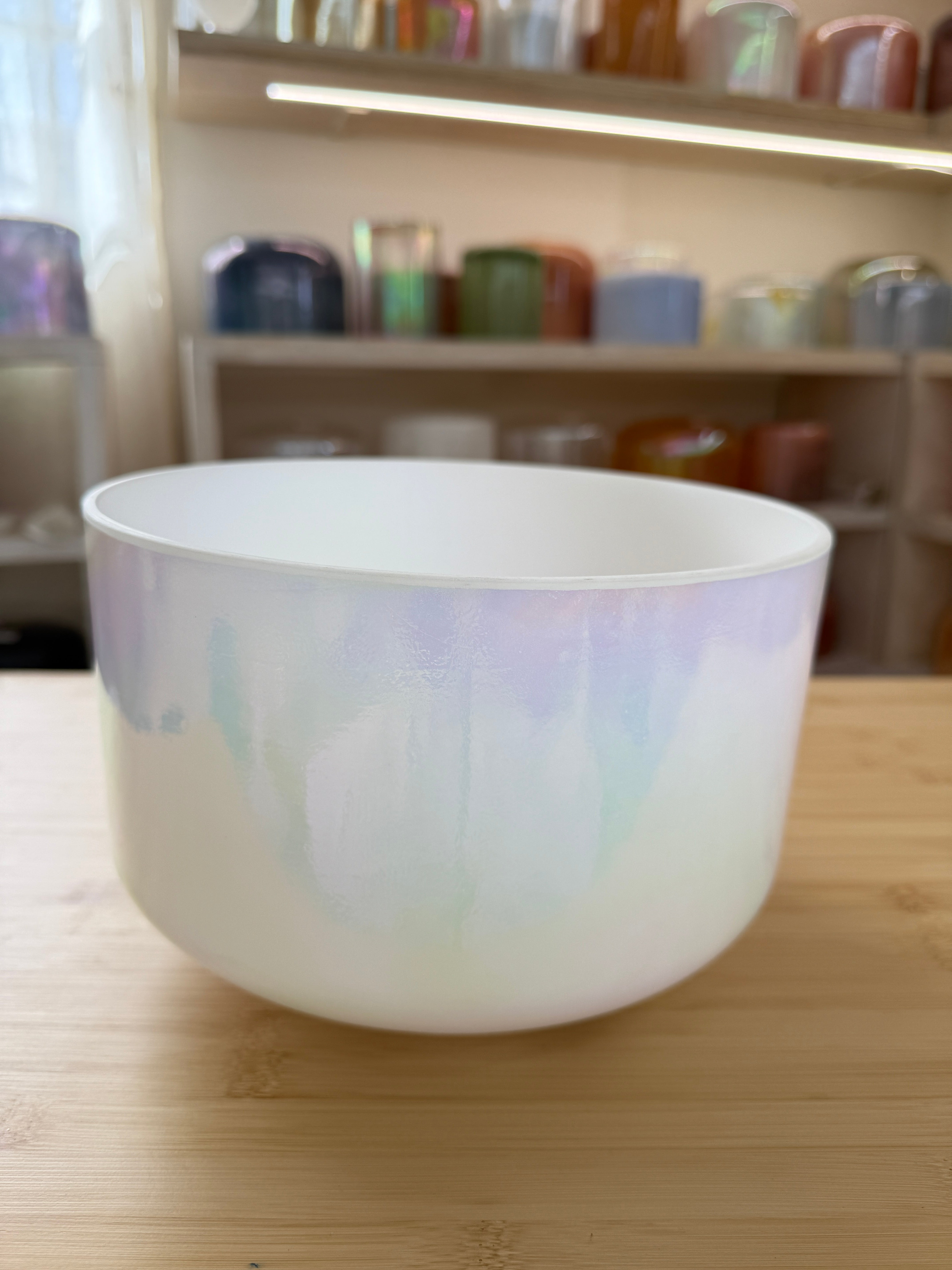 10" D#+20 Mother of Platinum 142661 Crystal Tones® Alchemy Singing Bowl