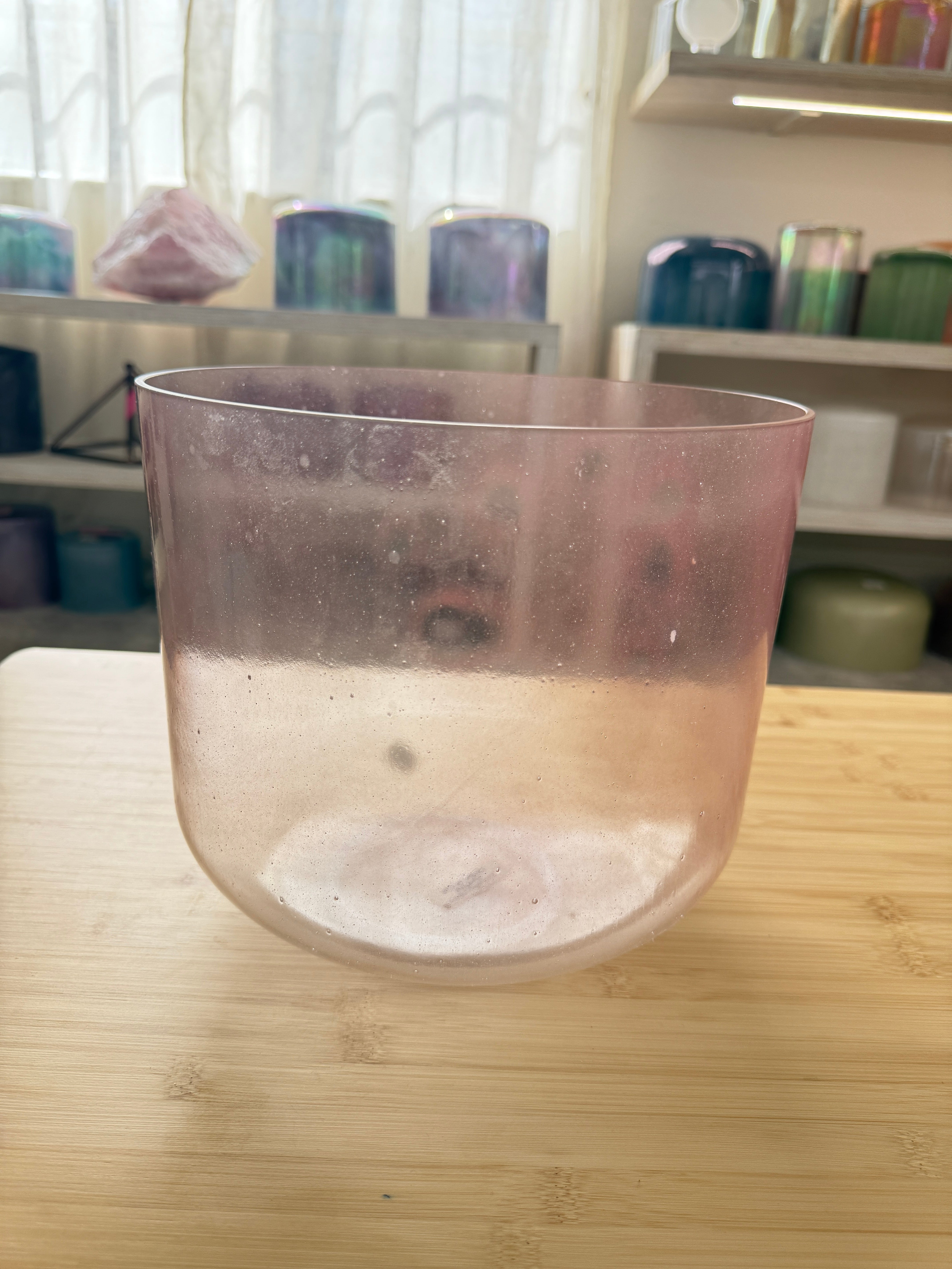 10" F-40 Morganite 53451 Crystal Tones® Alchemy Singing Bowl