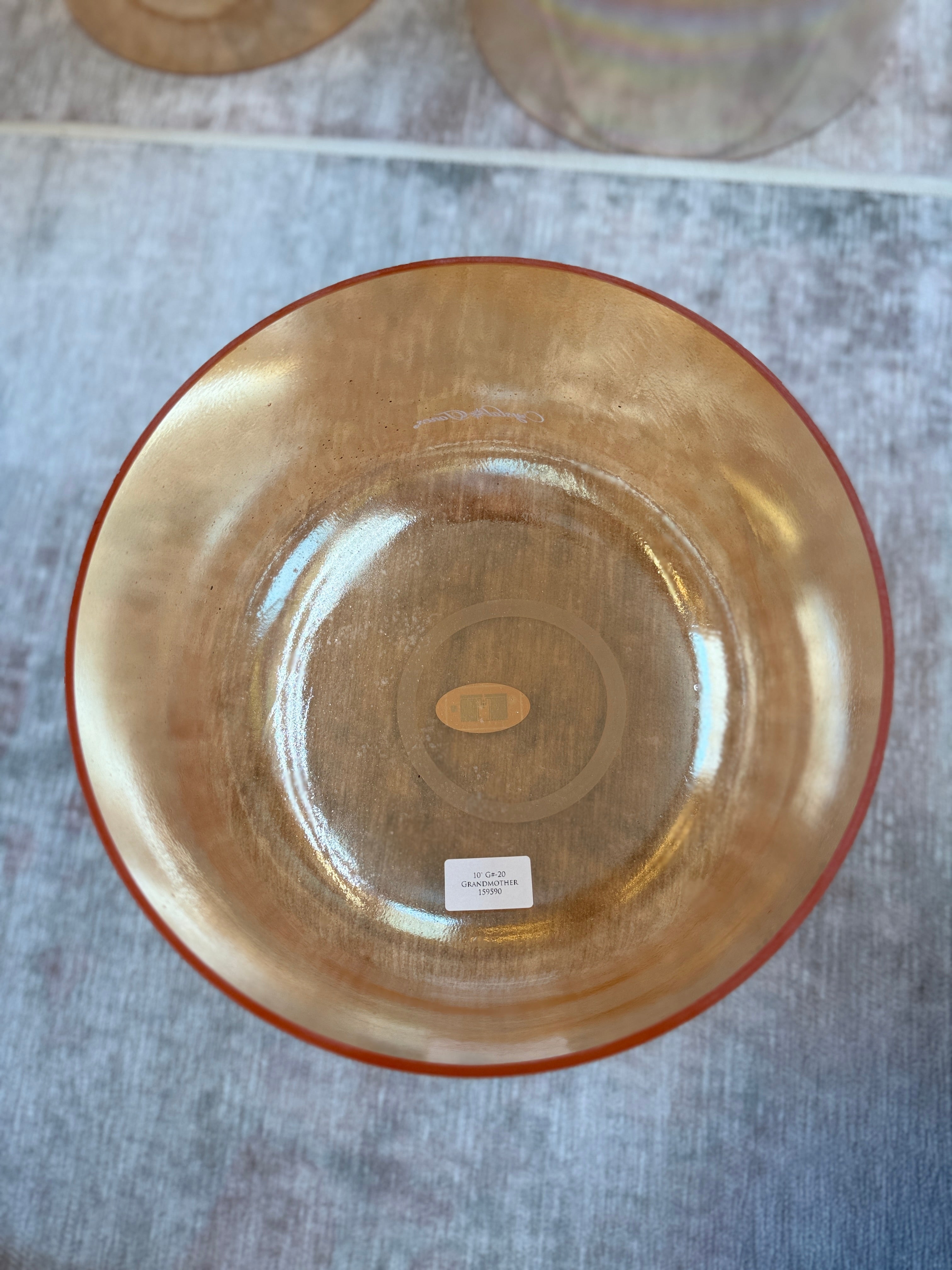 10" G#-20 Grandmother 159590 Crystal Tones® Alchemy Singing Bowl