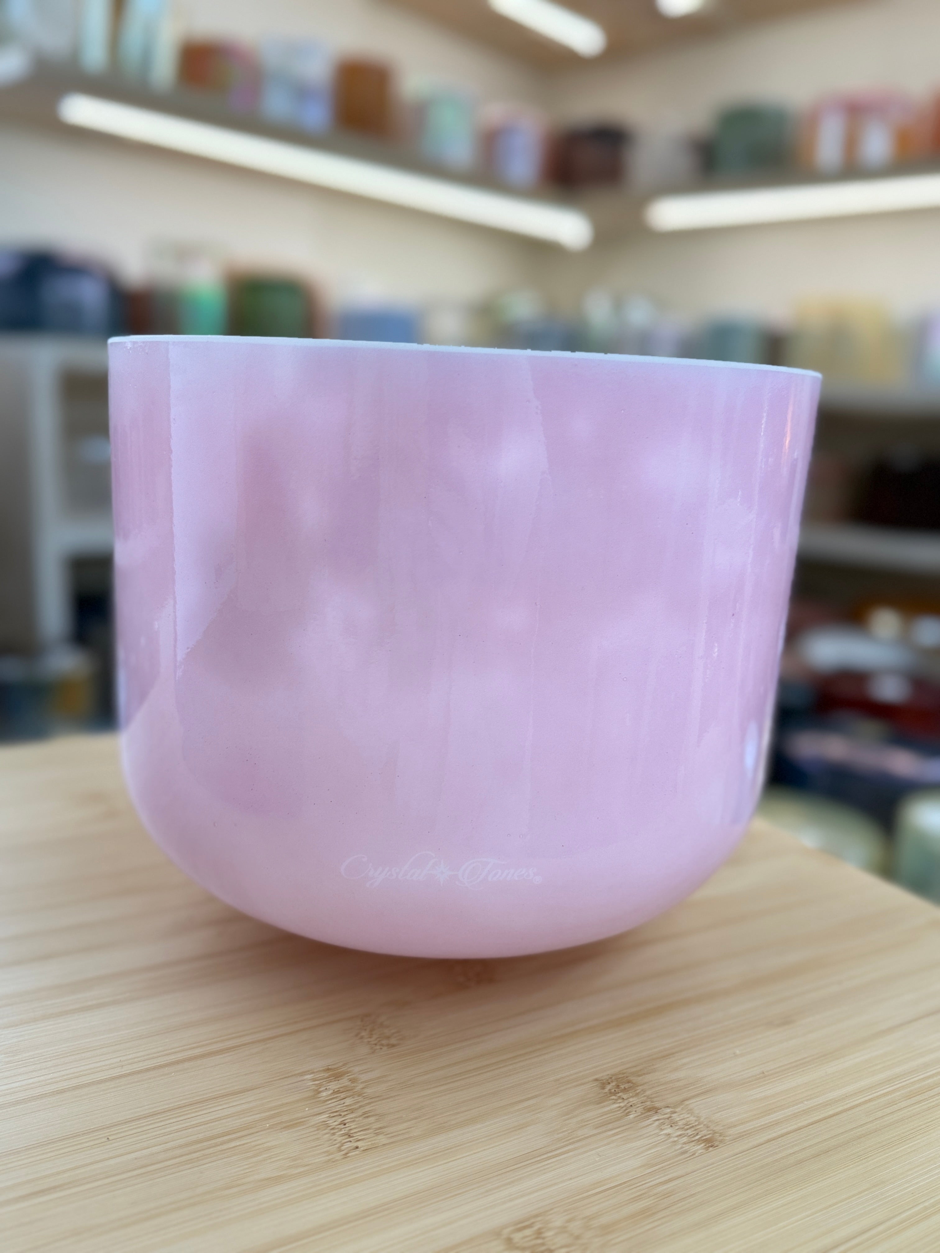 10" G#-20 Pink Ocean Gold 161941 Crystal Tones® Alchemy Singing Bowl