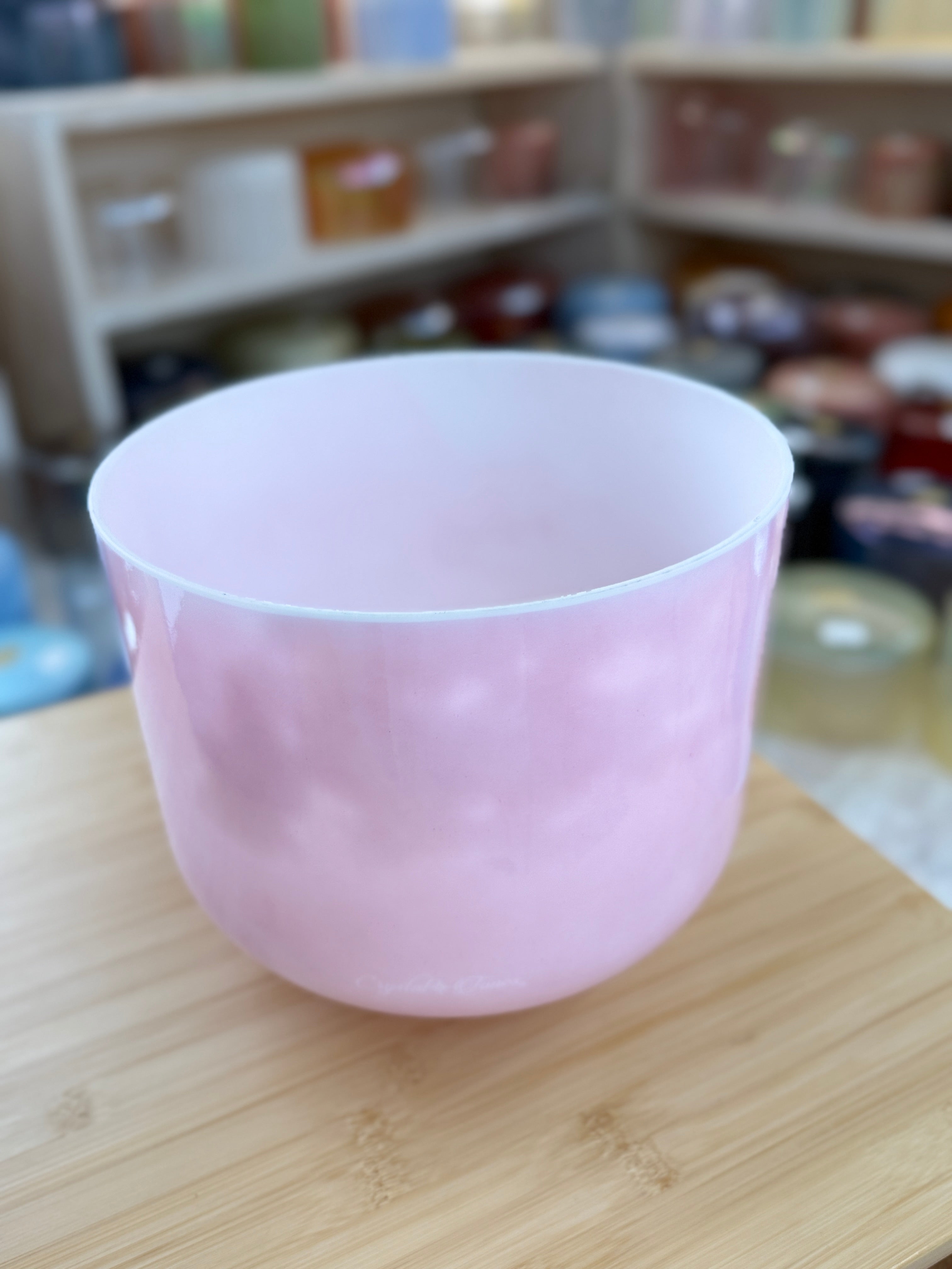 10" G#-20 Pink Ocean Gold 161941 Crystal Tones® Alchemy Singing Bowl