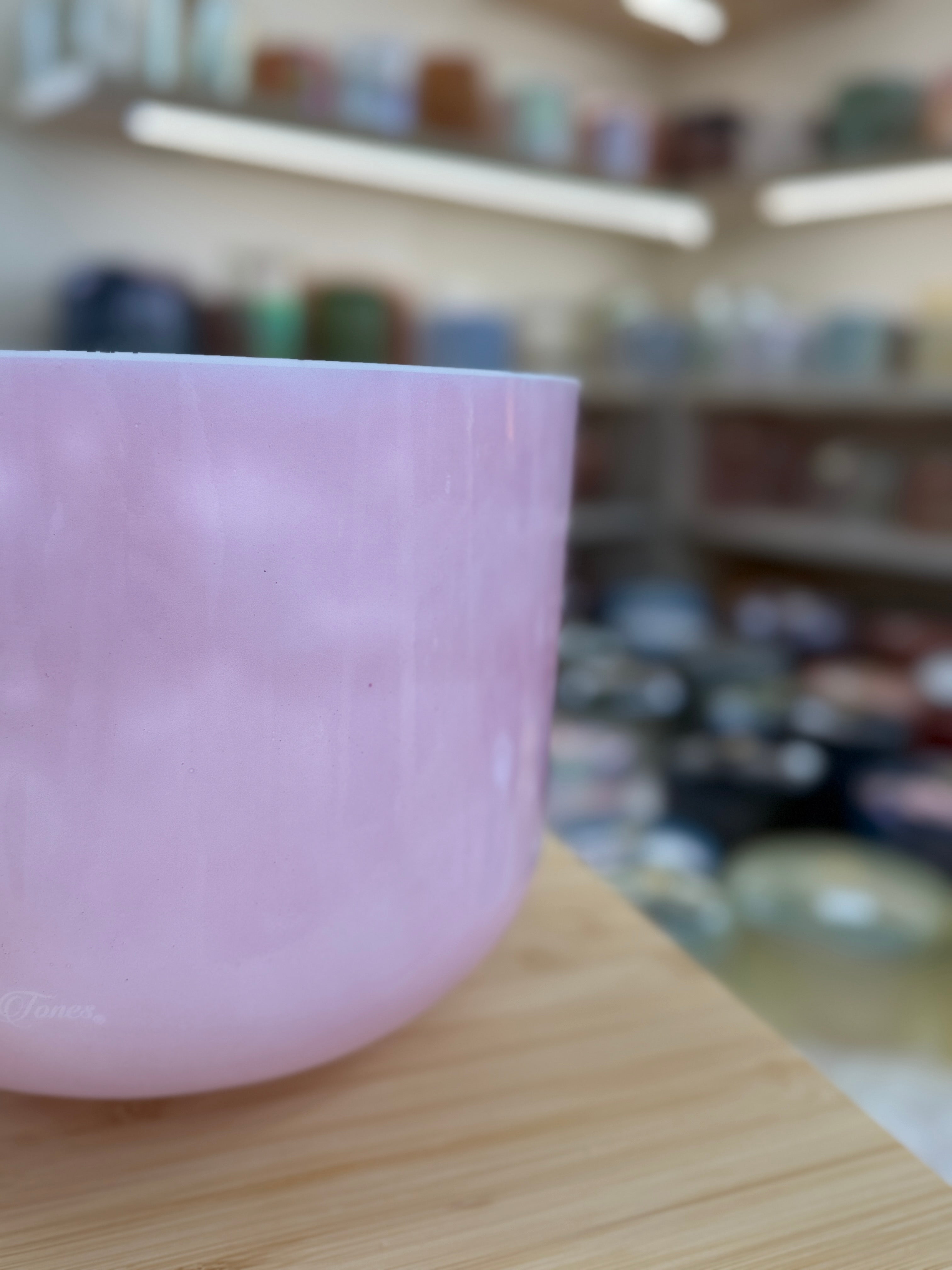 10" G#-20 Pink Ocean Gold 161941 Crystal Tones® Alchemy Singing Bowl