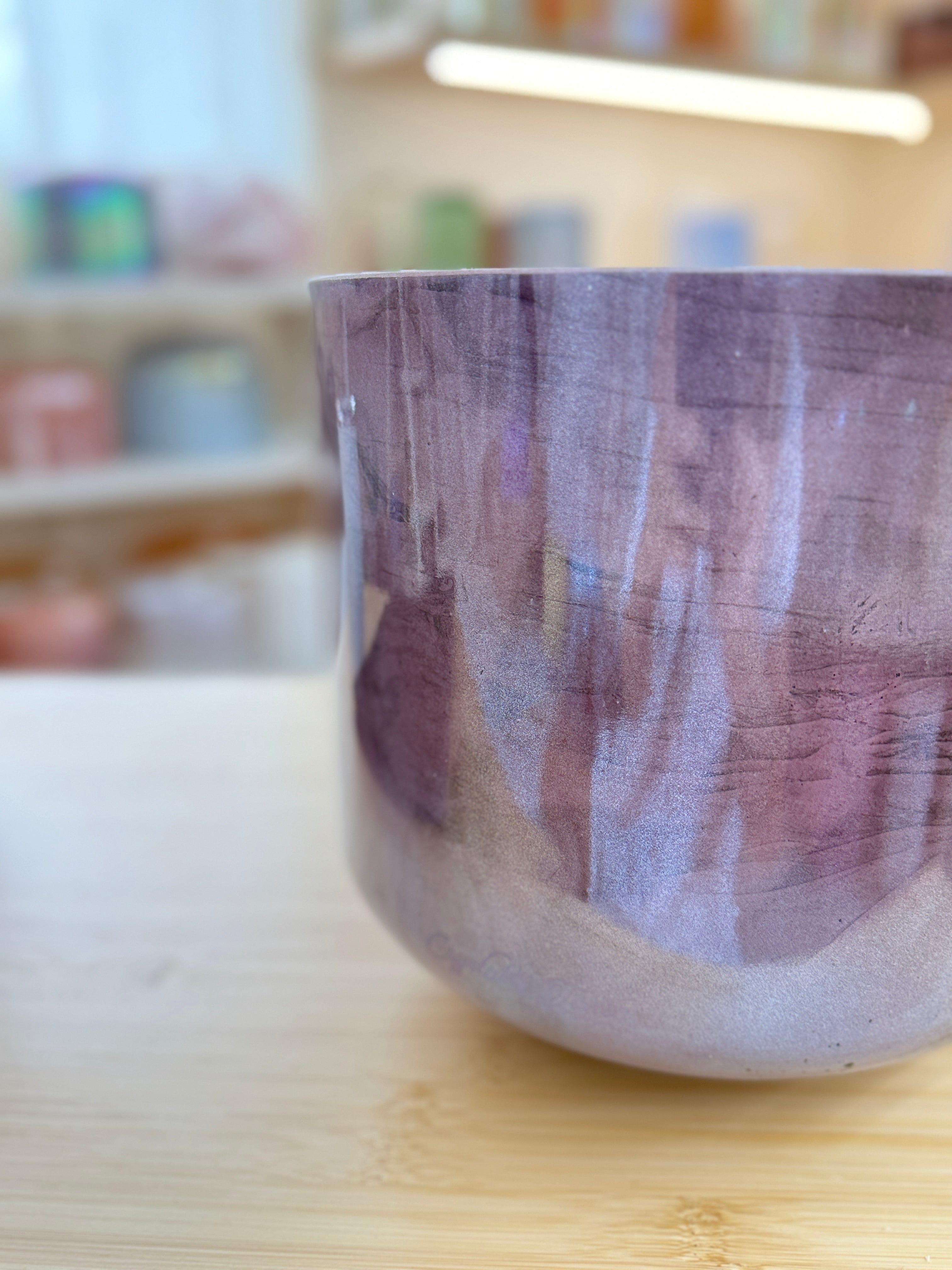 10" G#-25 Amethyst, White Light Angel Gold 160282 Crystal Tones® Alchemy Singing Bowl