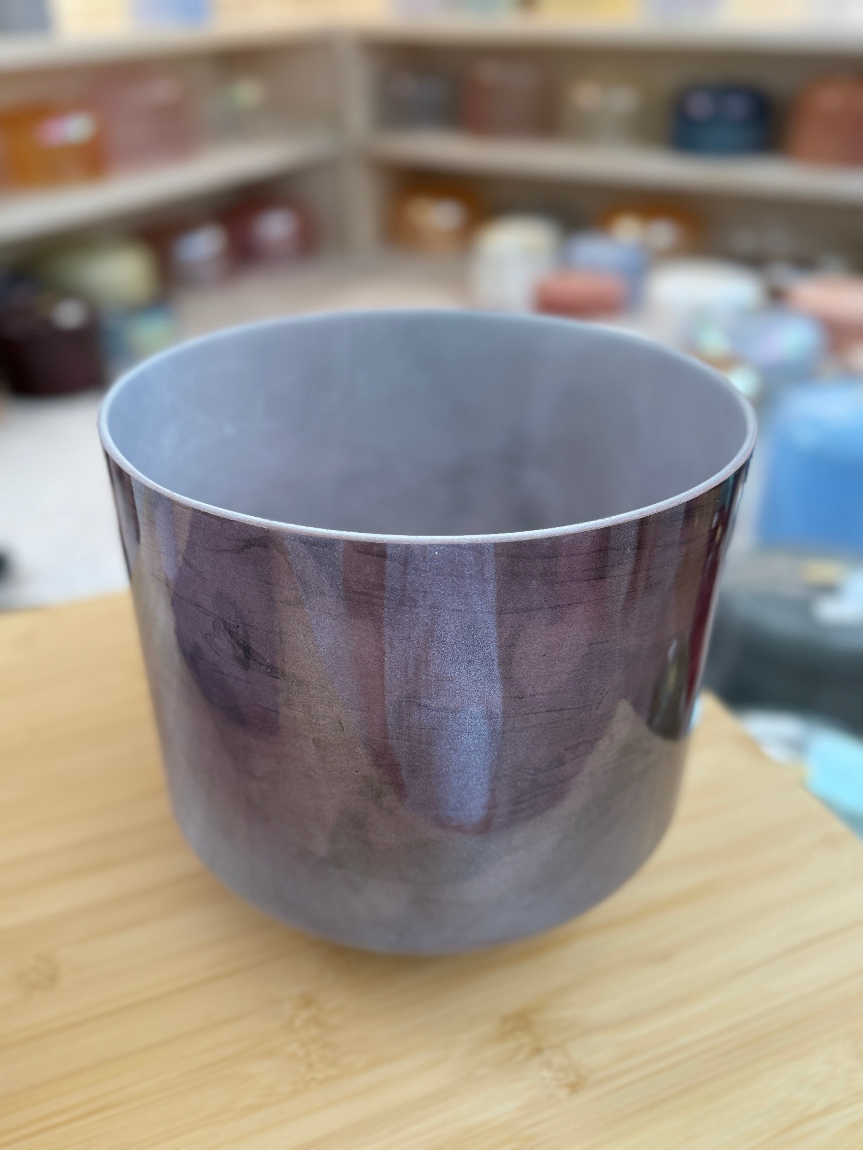 10" G#-25 Amethyst, White Light Angel Gold 160282 Crystal Tones® Alchemy Singing Bowl