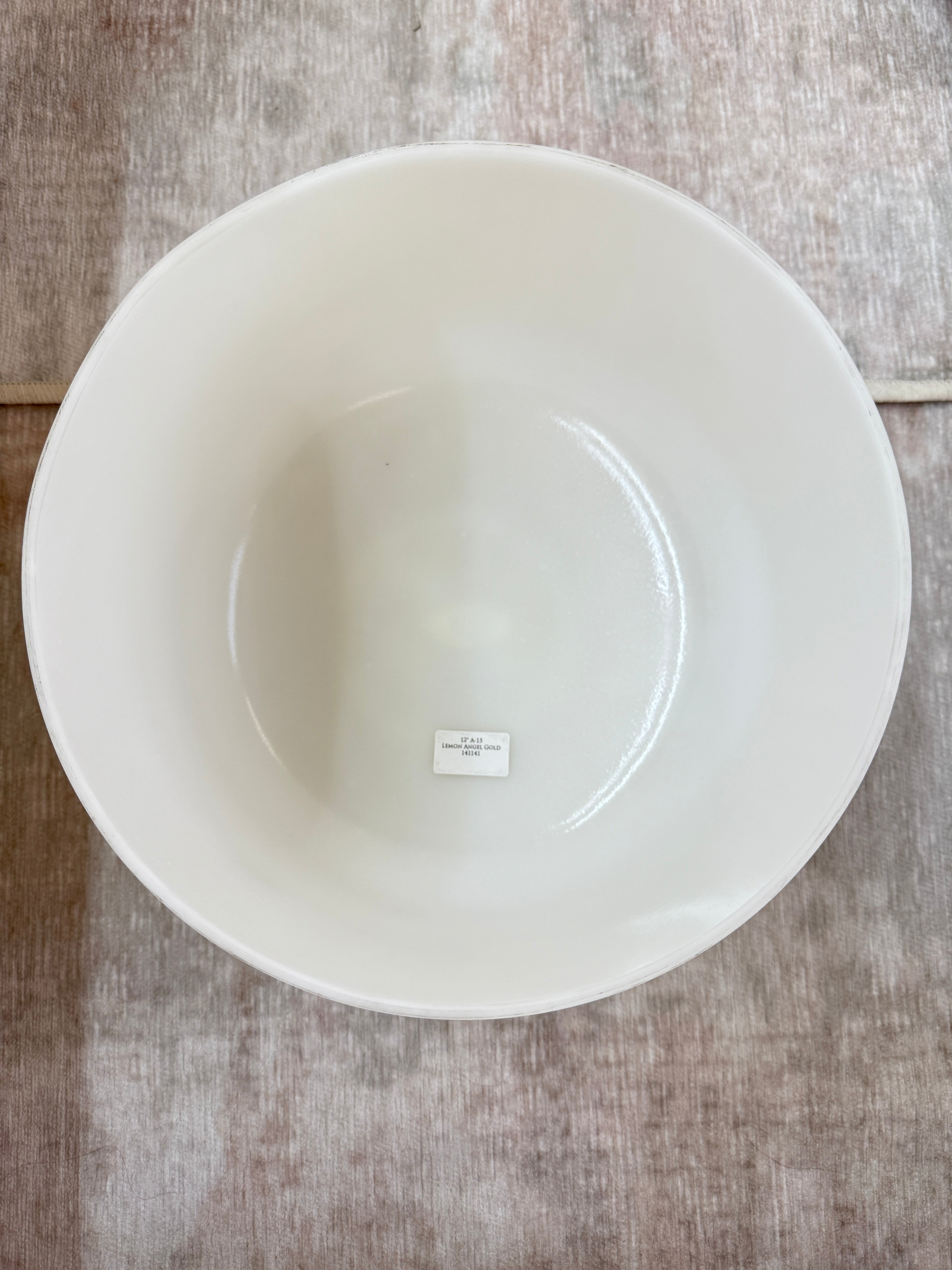 12" A-15 Lemon Angel Gold 141141 Crystal Tones® Alchemy Singing Bowl