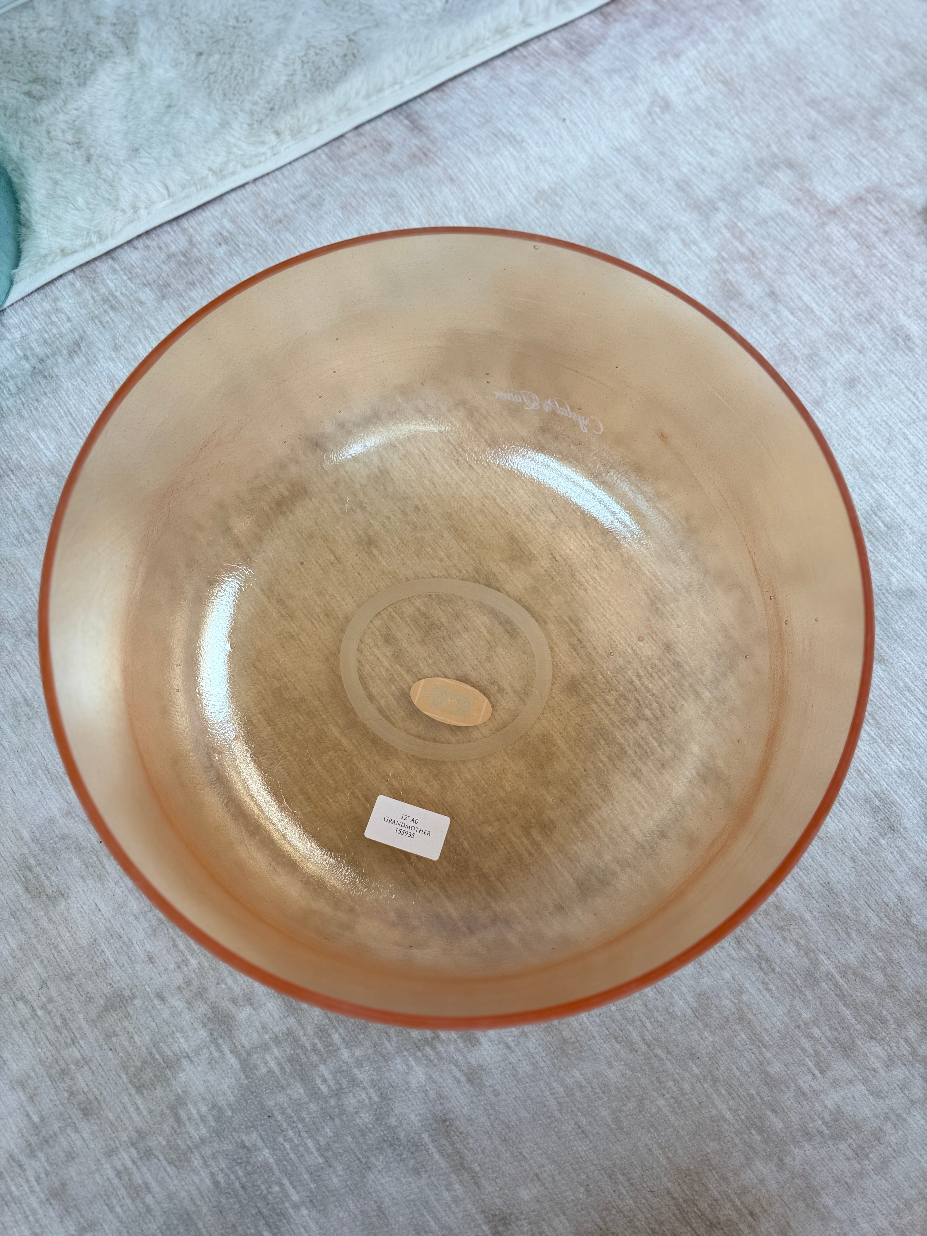 12" A0 Grandmother 155935 Crystal Tones® Alchemy Singing Bowl