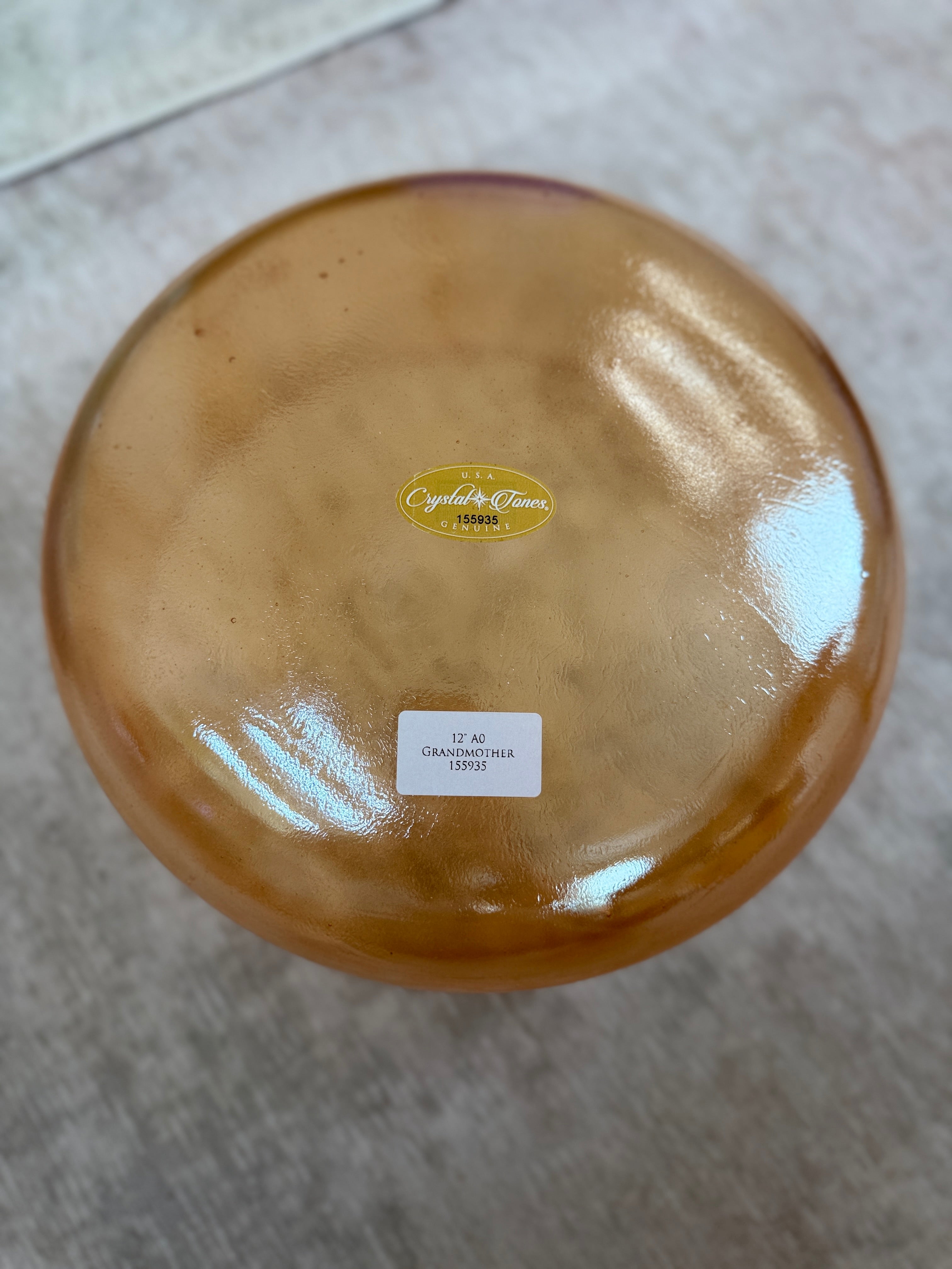 12" A0 Grandmother 155935 Crystal Tones® Alchemy Singing Bowl