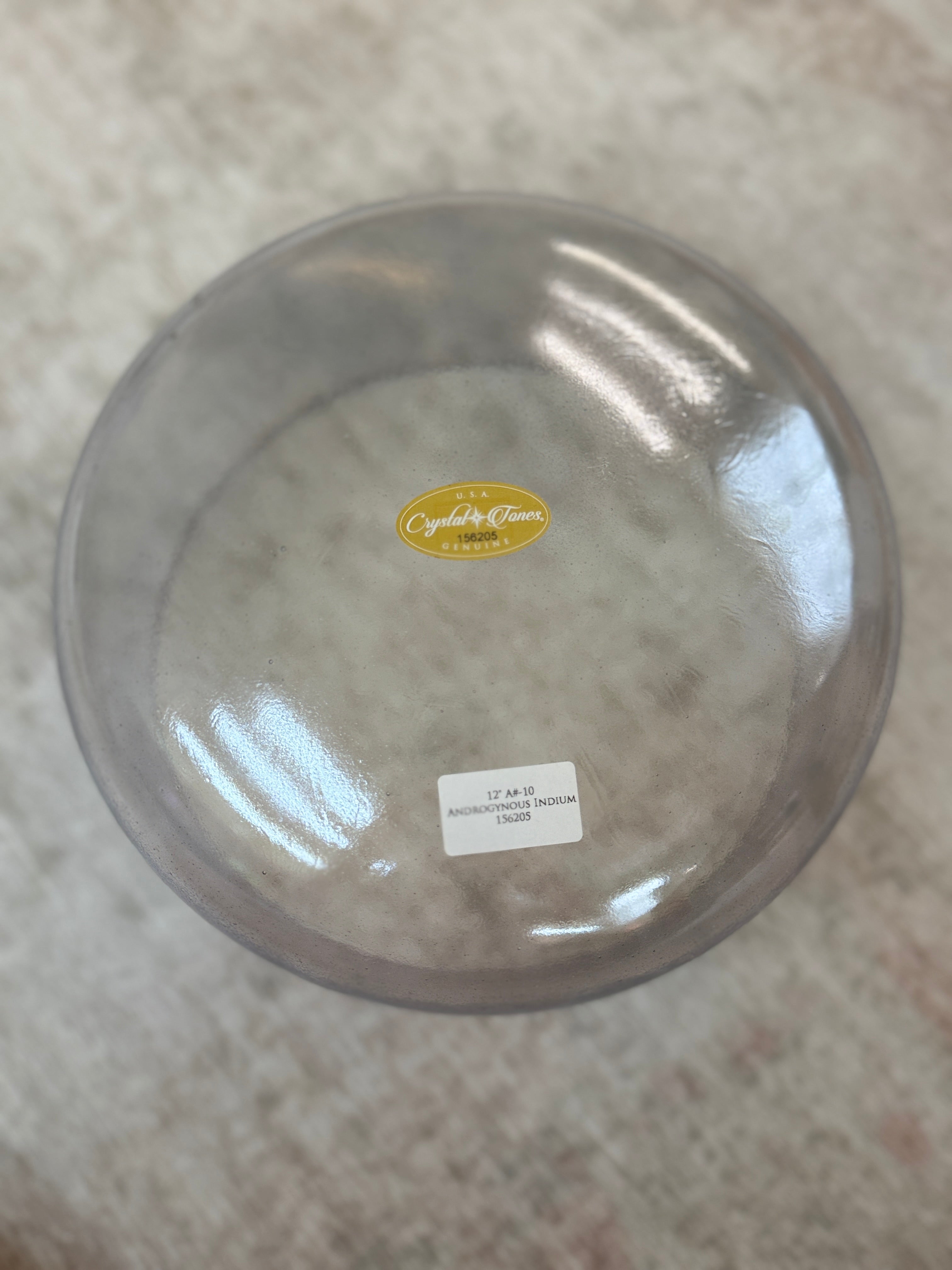 12" A#-10 Androgynous Indium 156205 Crystal Tones® Alchemy Singing Bowl
