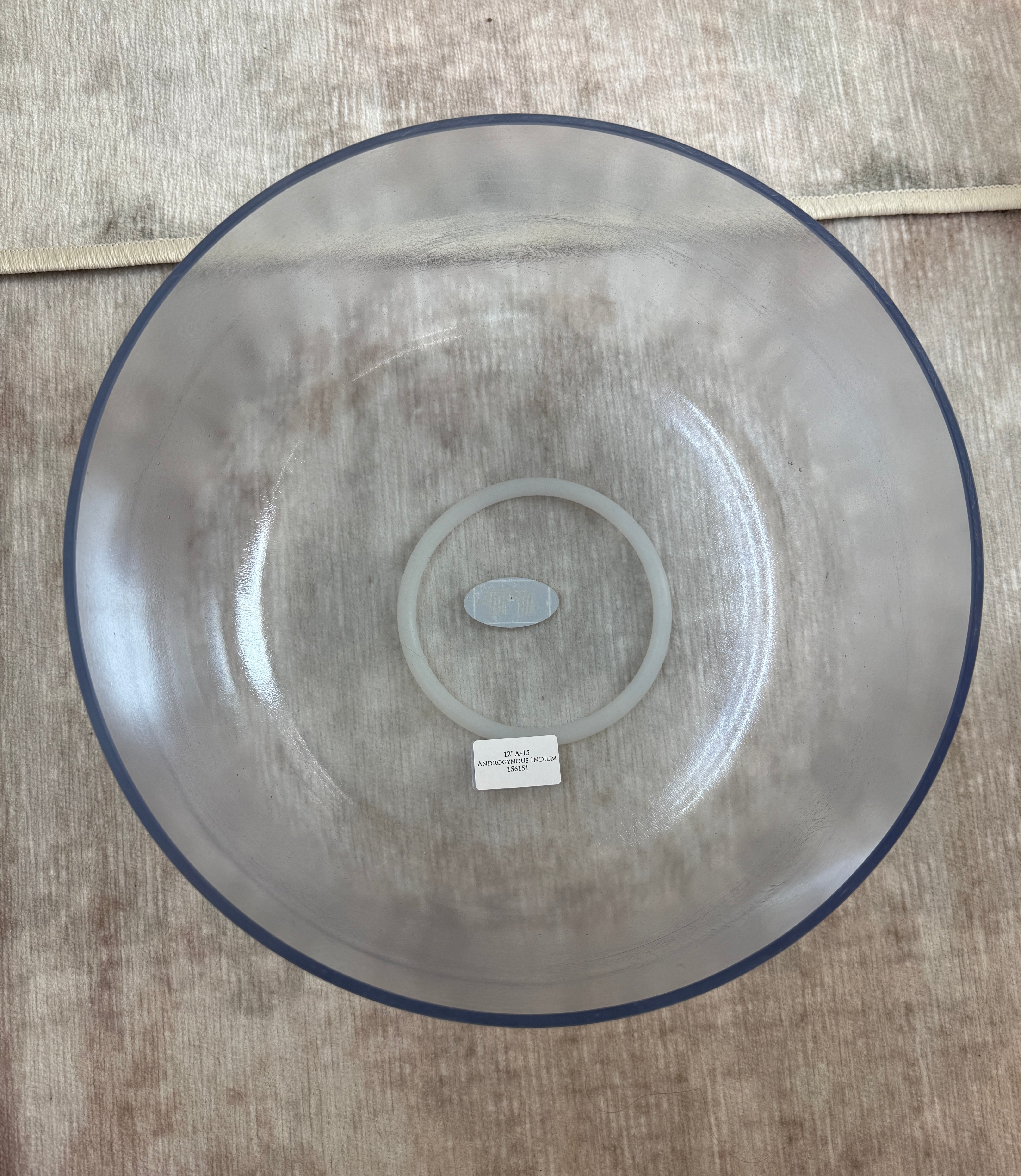 12" A+15 Androgynous Indium 156151 Crystal Tones® Alchemy Singing Bowl