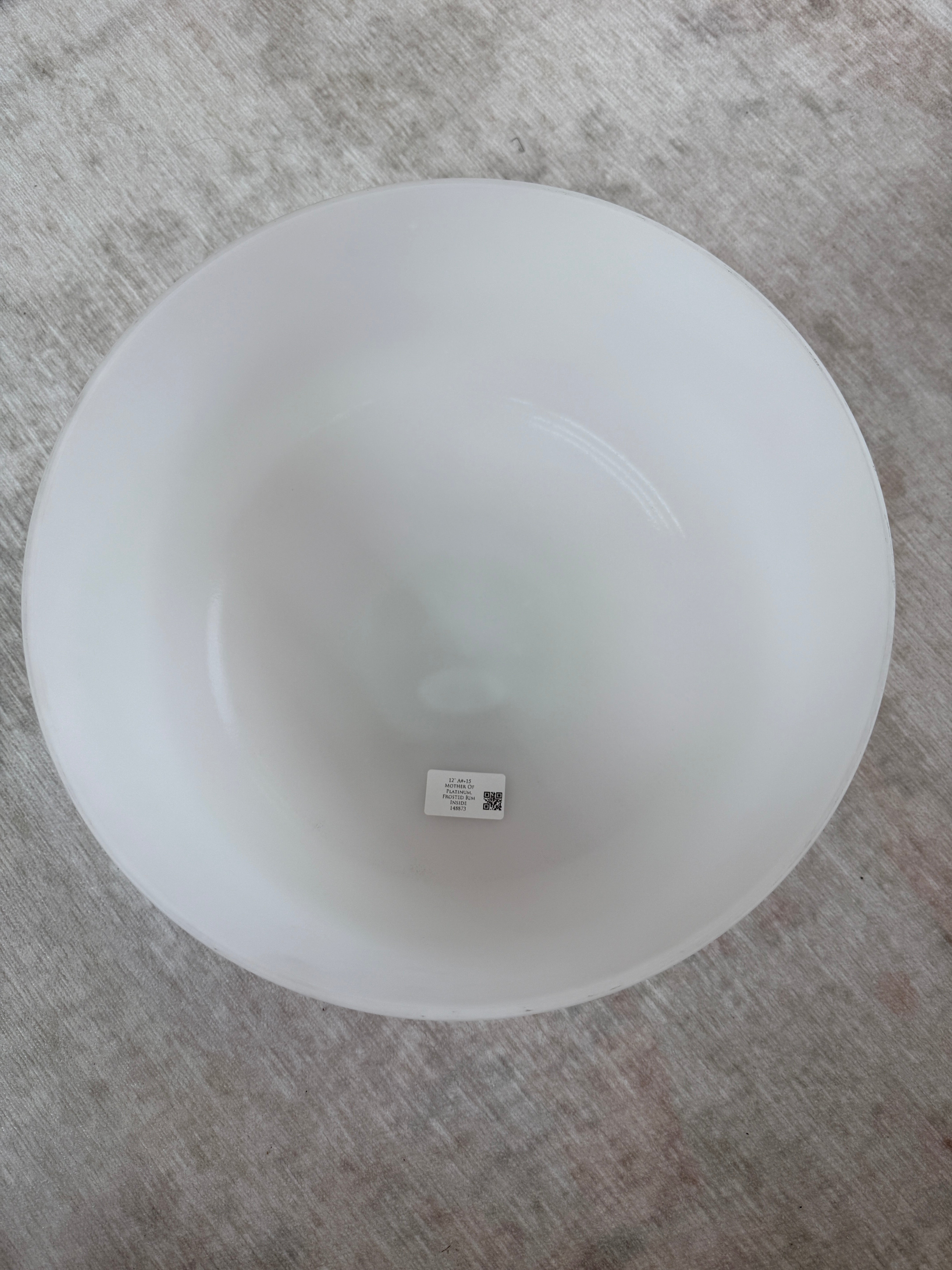 12" A#+15 Mother of Platinum 148873 Crystal Tones® Alchemy Singing Bowl