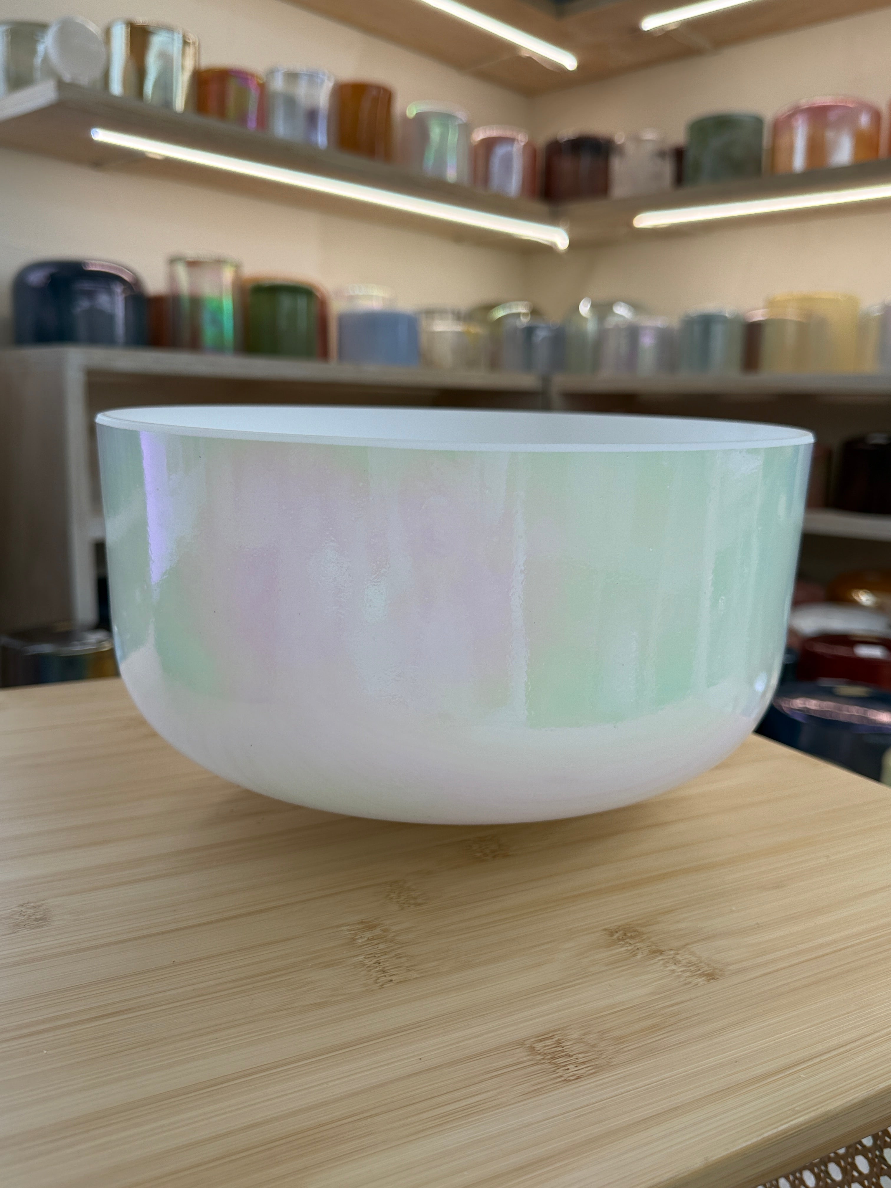 12" A#+15 Mother of Platinum 148873 Crystal Tones® Alchemy Singing Bowl
