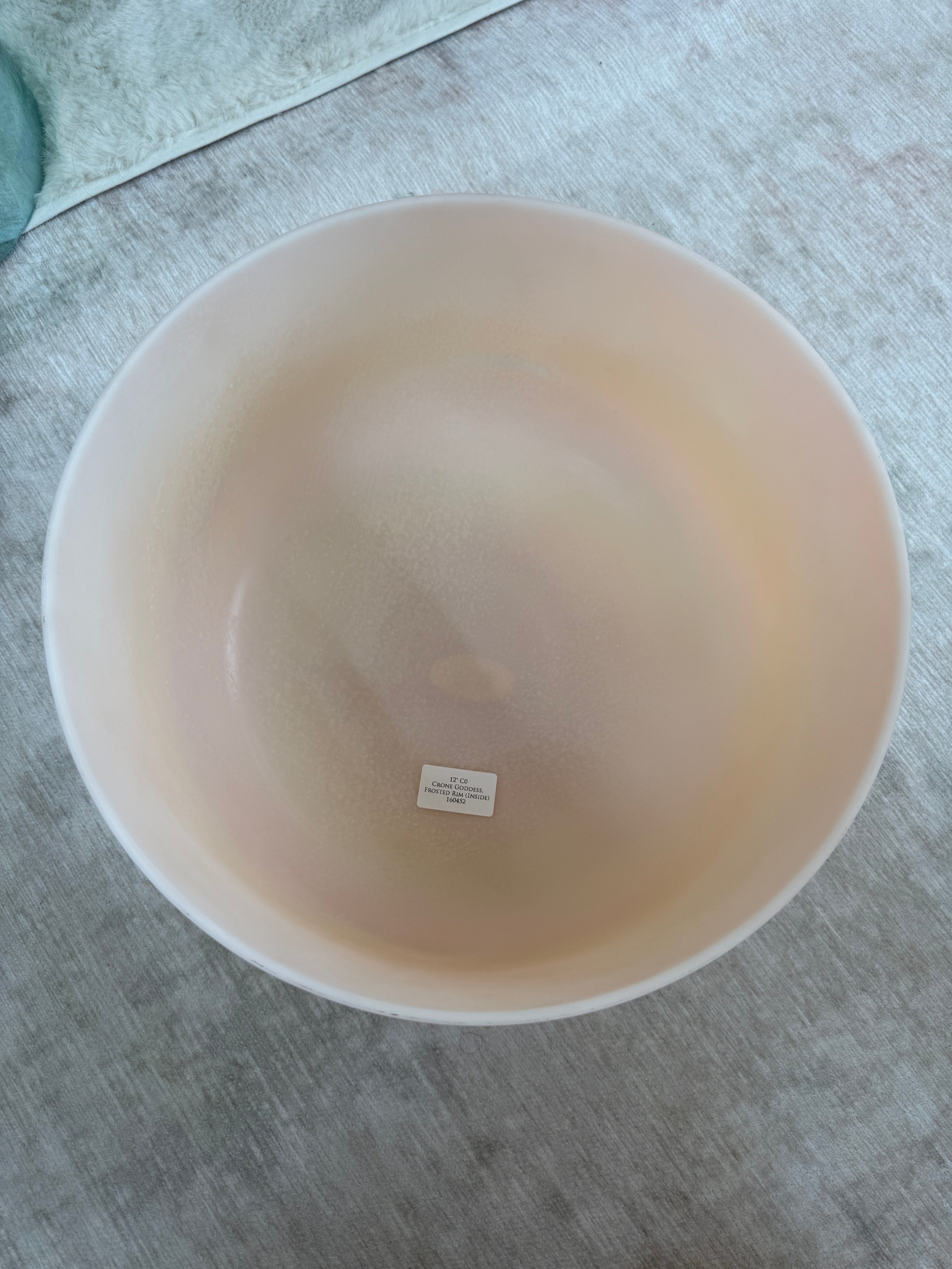 12" C0 Crone Goddess 160452 Crystal Tones® Alchemy Singing Bowl