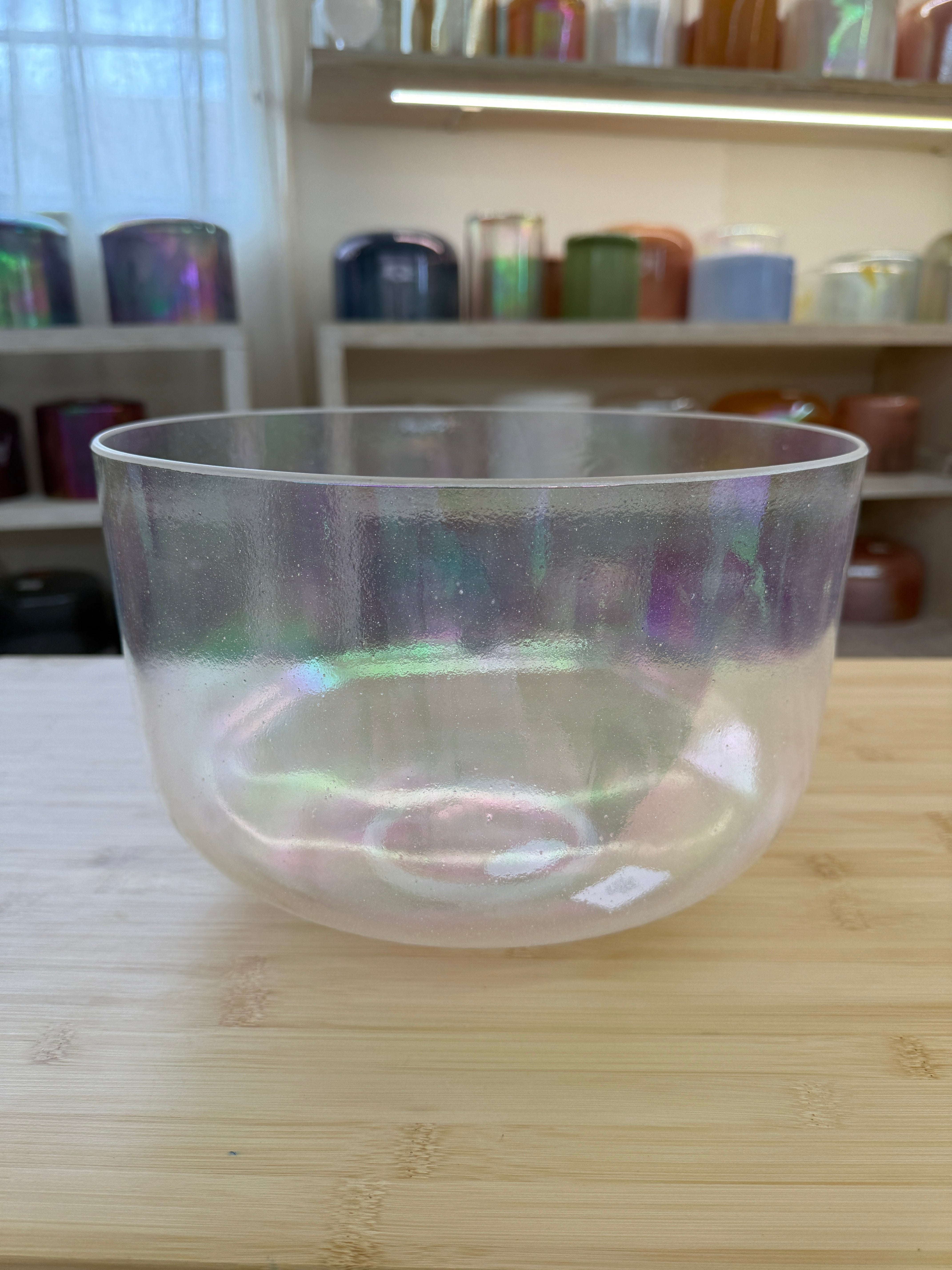 12" D-10 Platinum 151960 Crystal Tones® Alchemy Singing Bowl