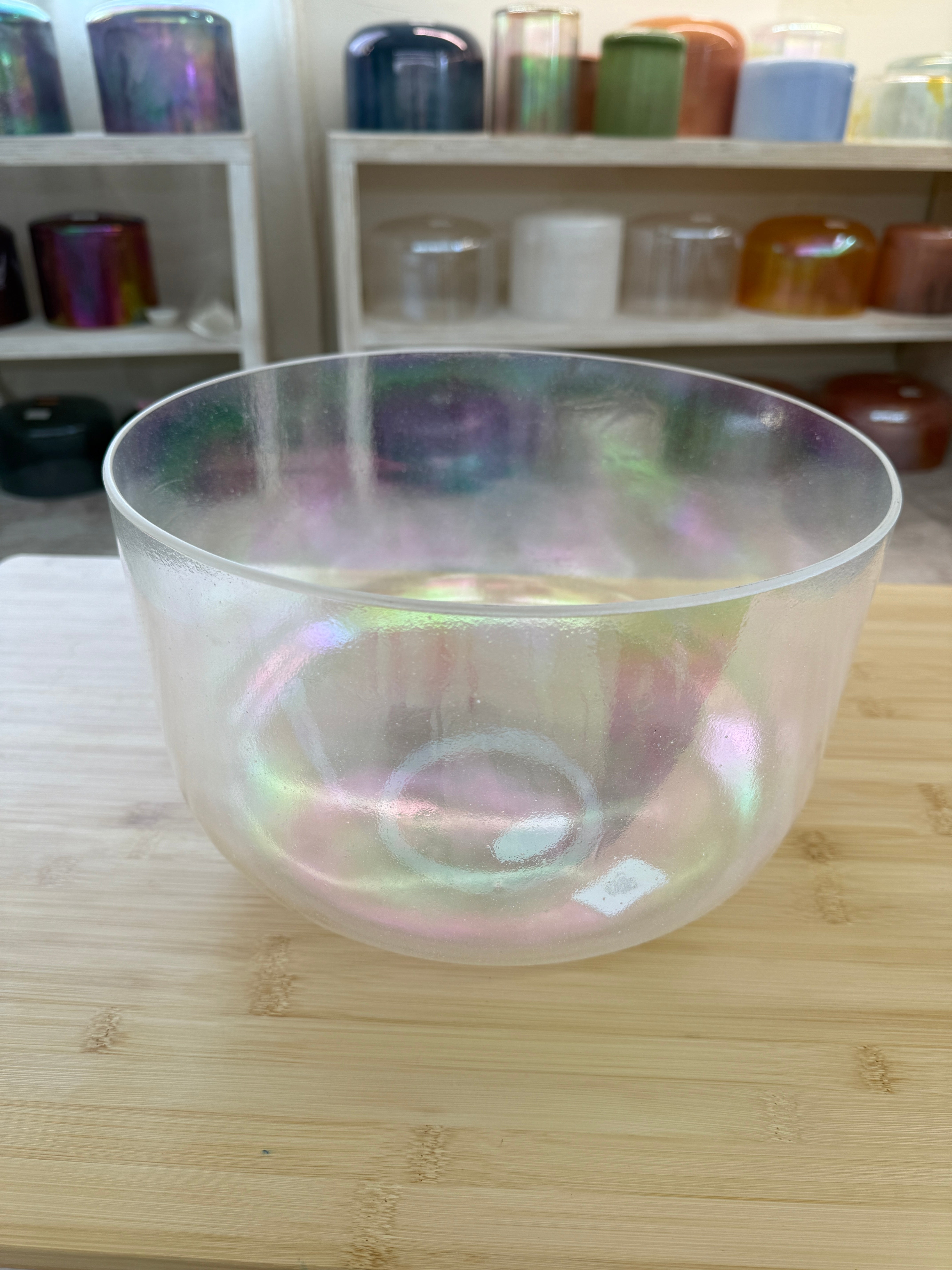 12" D-10 Platinum 151960 Crystal Tones® Alchemy Singing Bowl