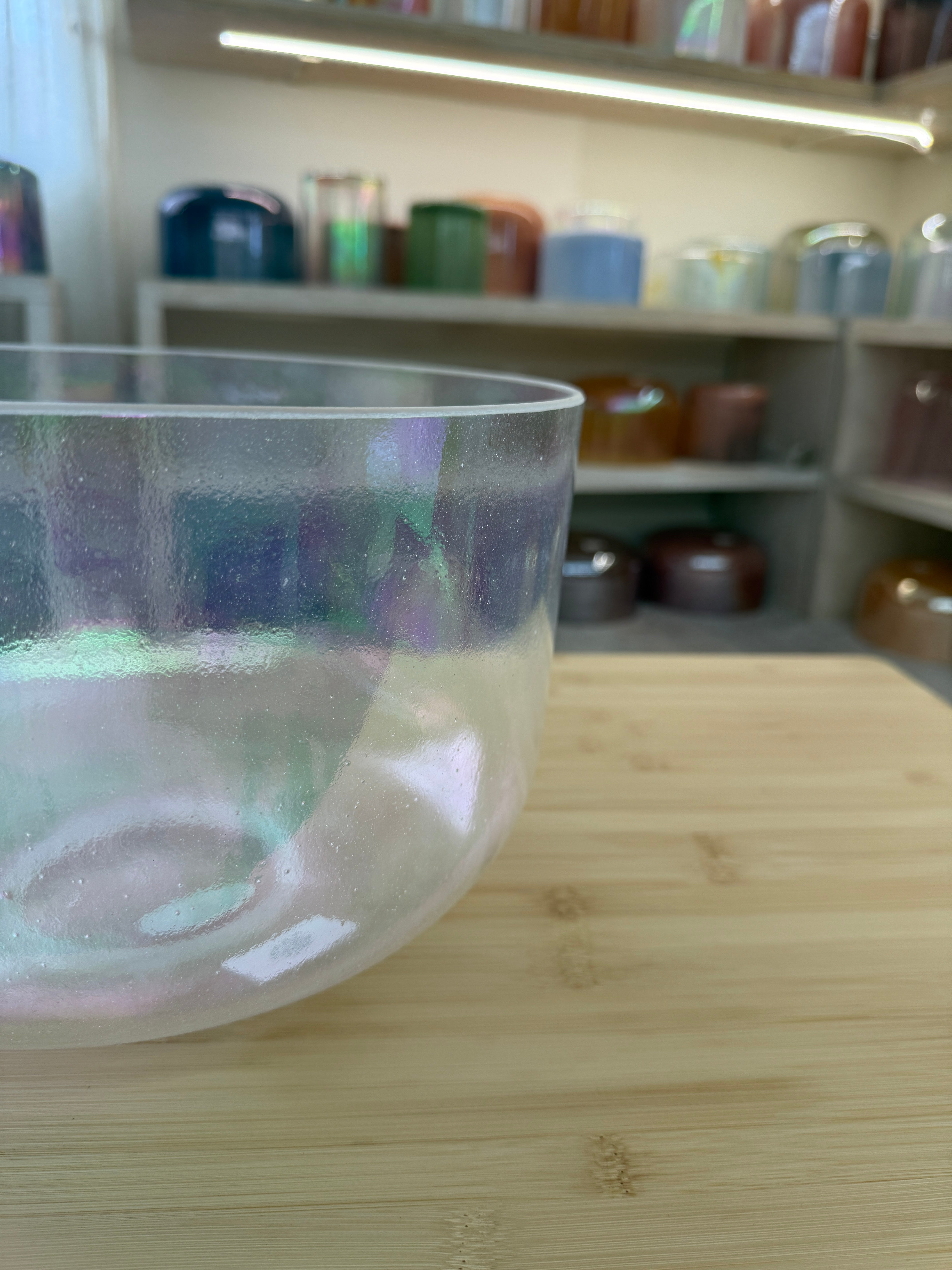 12" D-10 Platinum 151960 Crystal Tones® Alchemy Singing Bowl