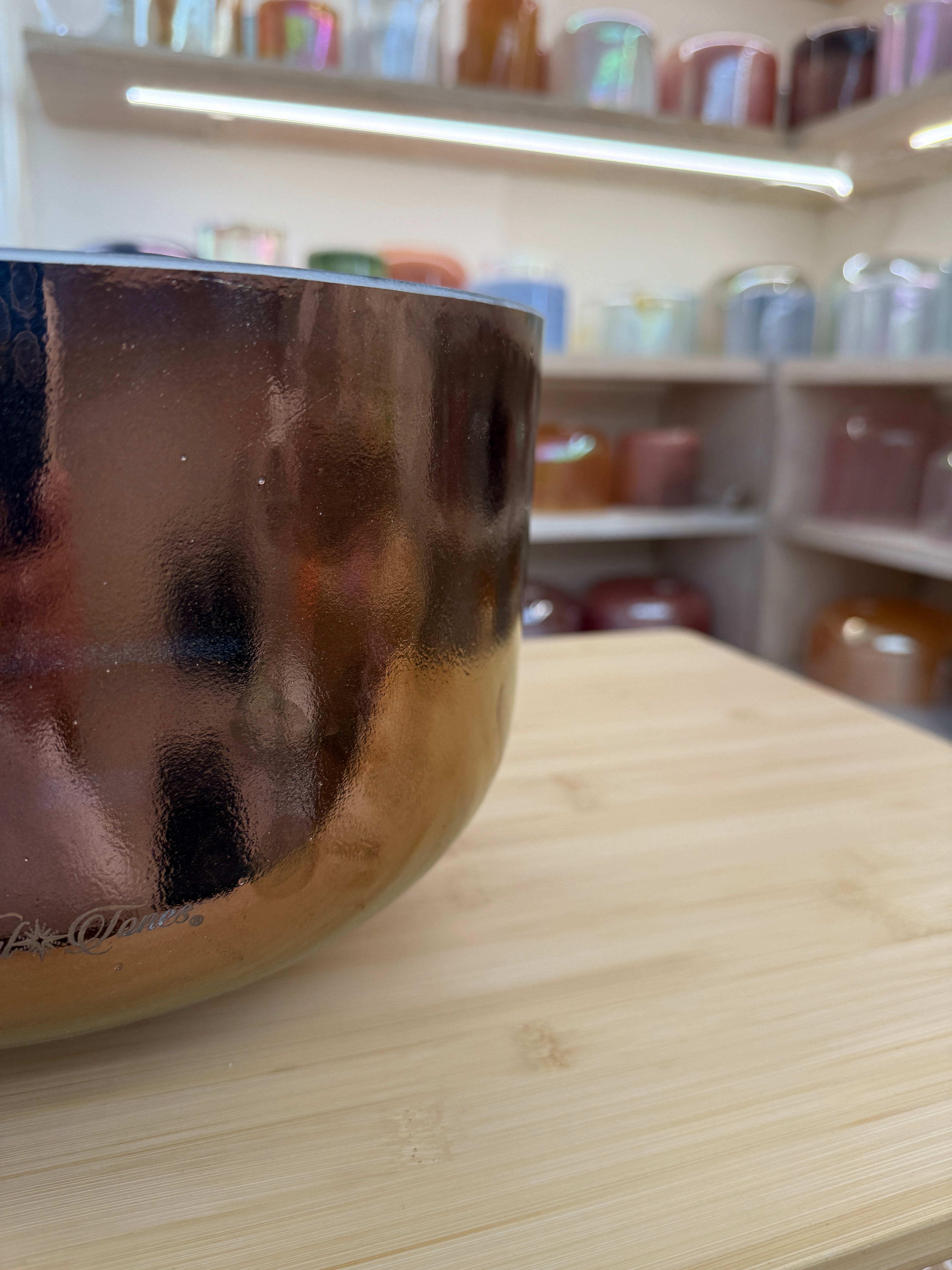 12" D#-40 Tibetan Quartz Copper 159229 Crystal Tones® Alchemy Singing Bowl