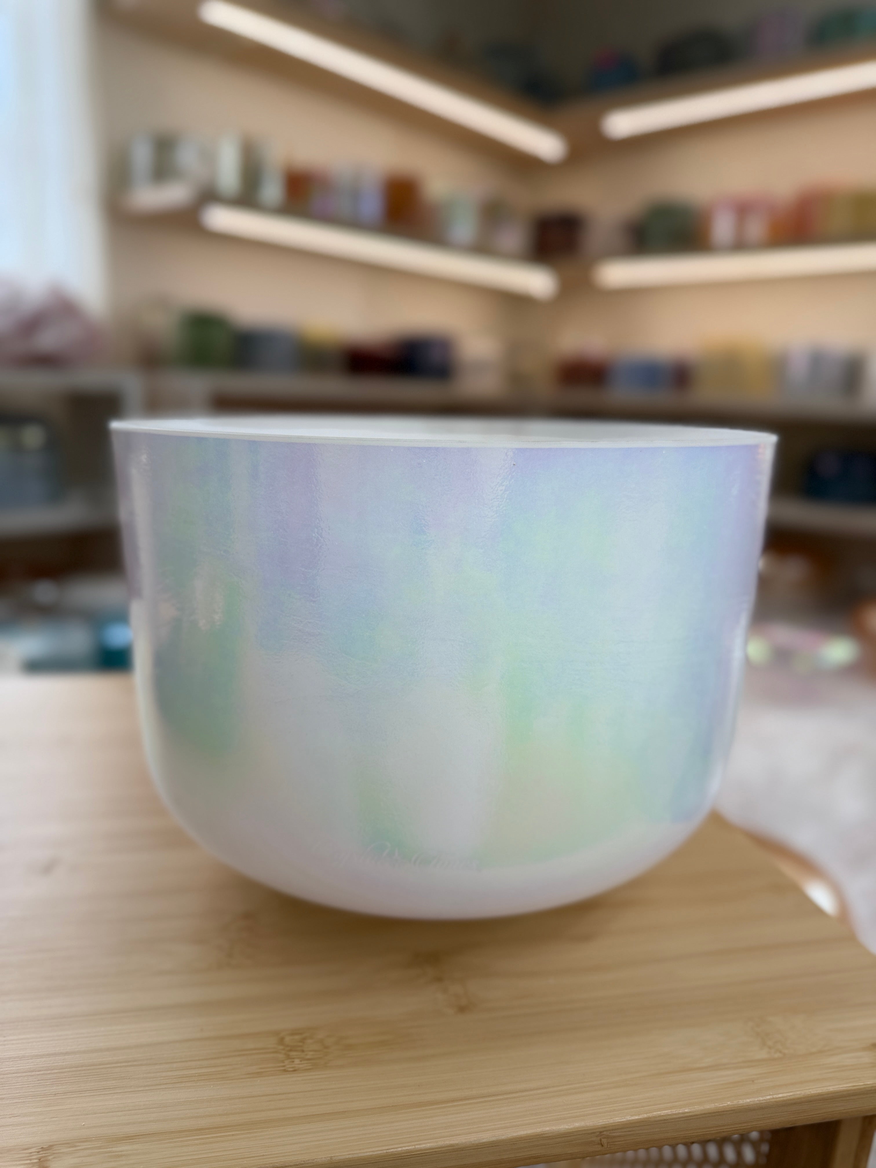 12" E-15 Mother of Platinum 155539 Crystal Tones® Alchemy Singing Bowl