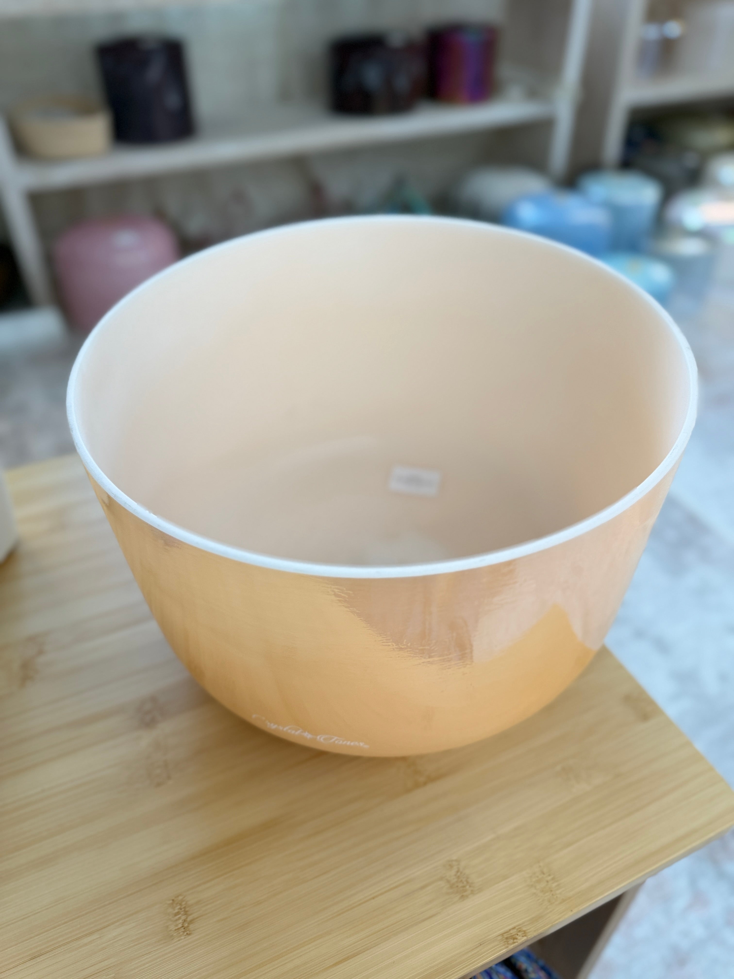 12" E+15 Laughing Buddha 160978 Crystal Tones Alchemy Singing Bowl