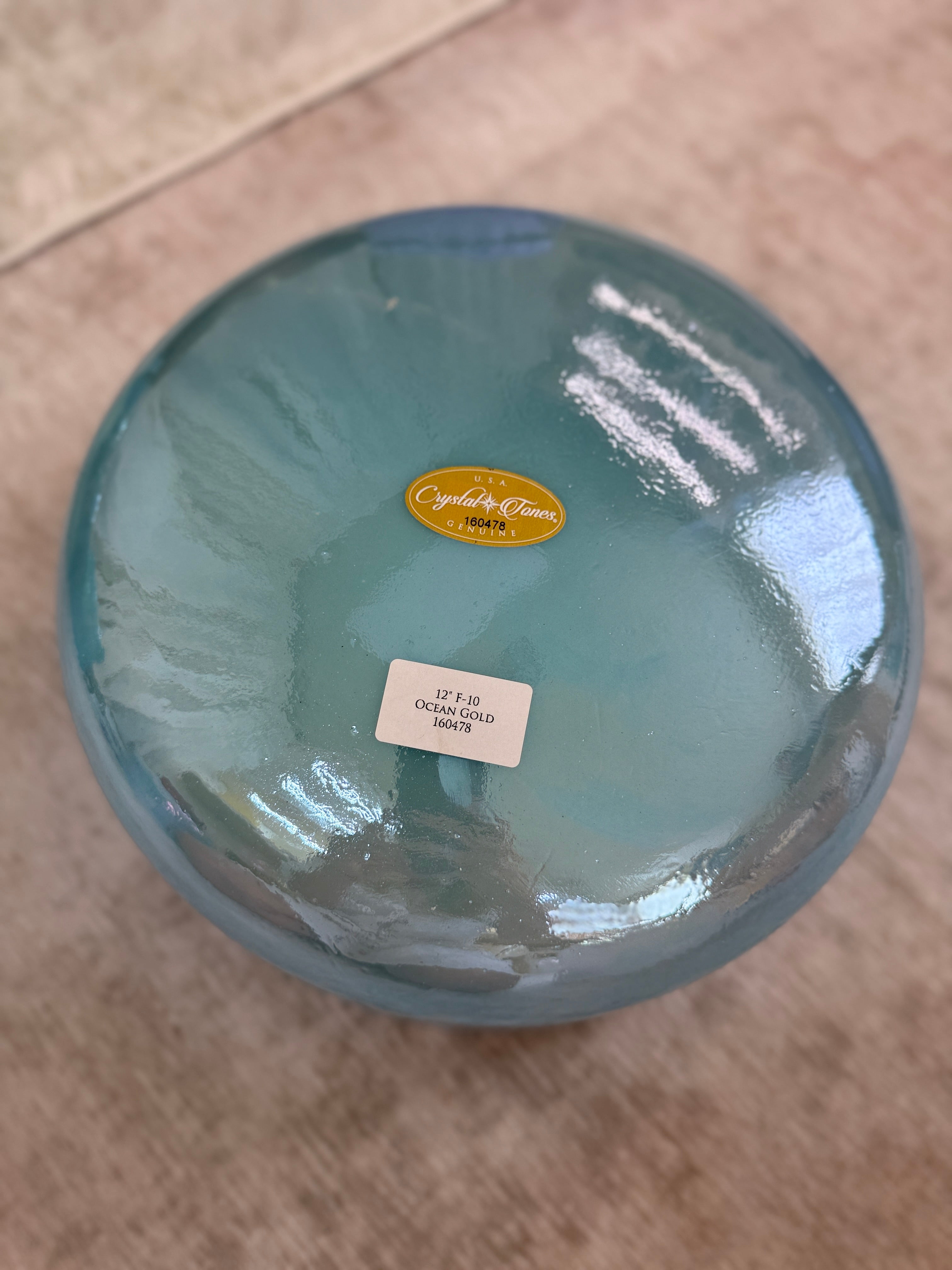 12" F-10 Ocean Gold 160478 Crystal Tones® Alchemy Singing Bowl