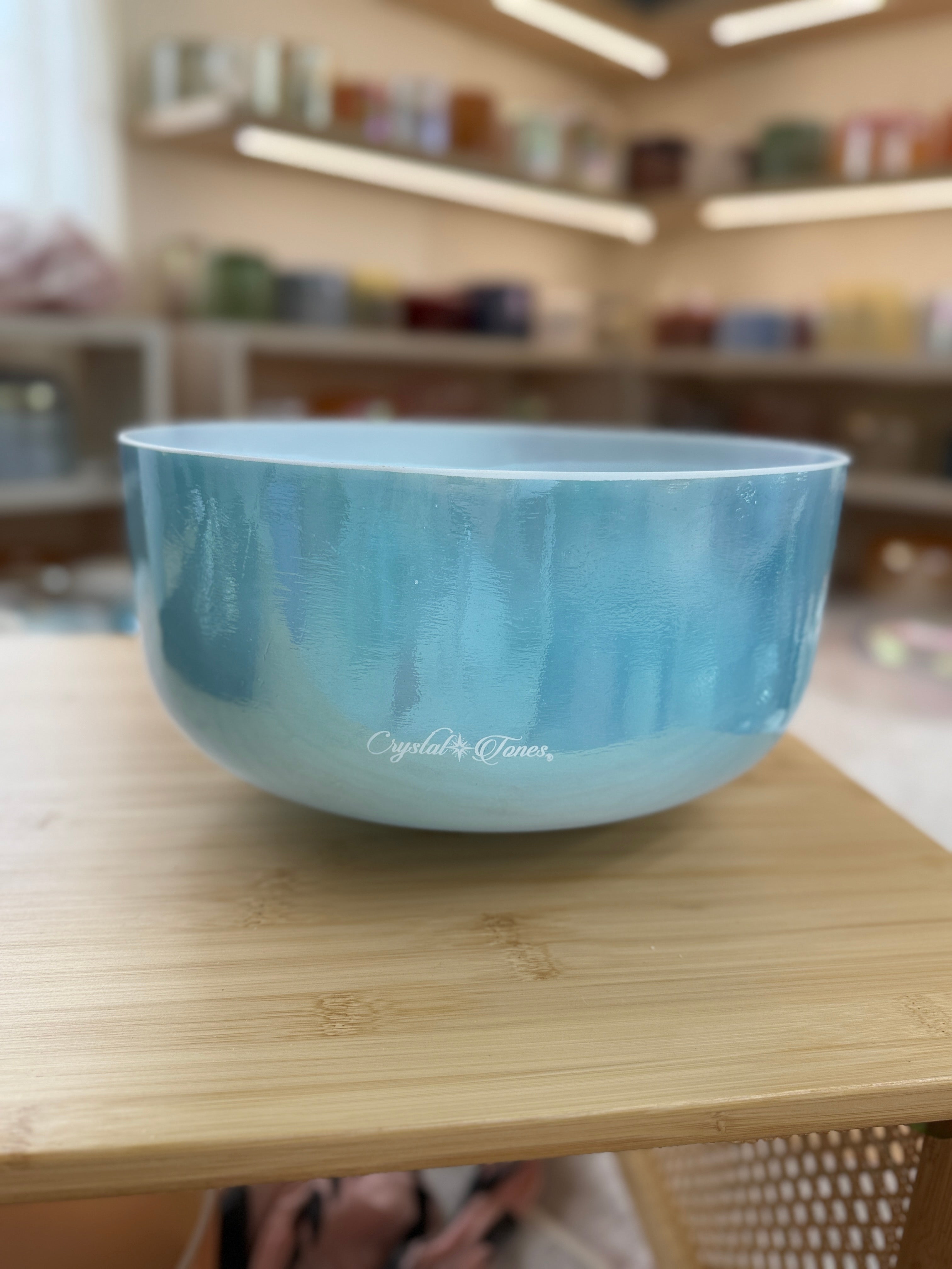 12" F-10 Ocean Gold 160478 Crystal Tones® Alchemy Singing Bowl