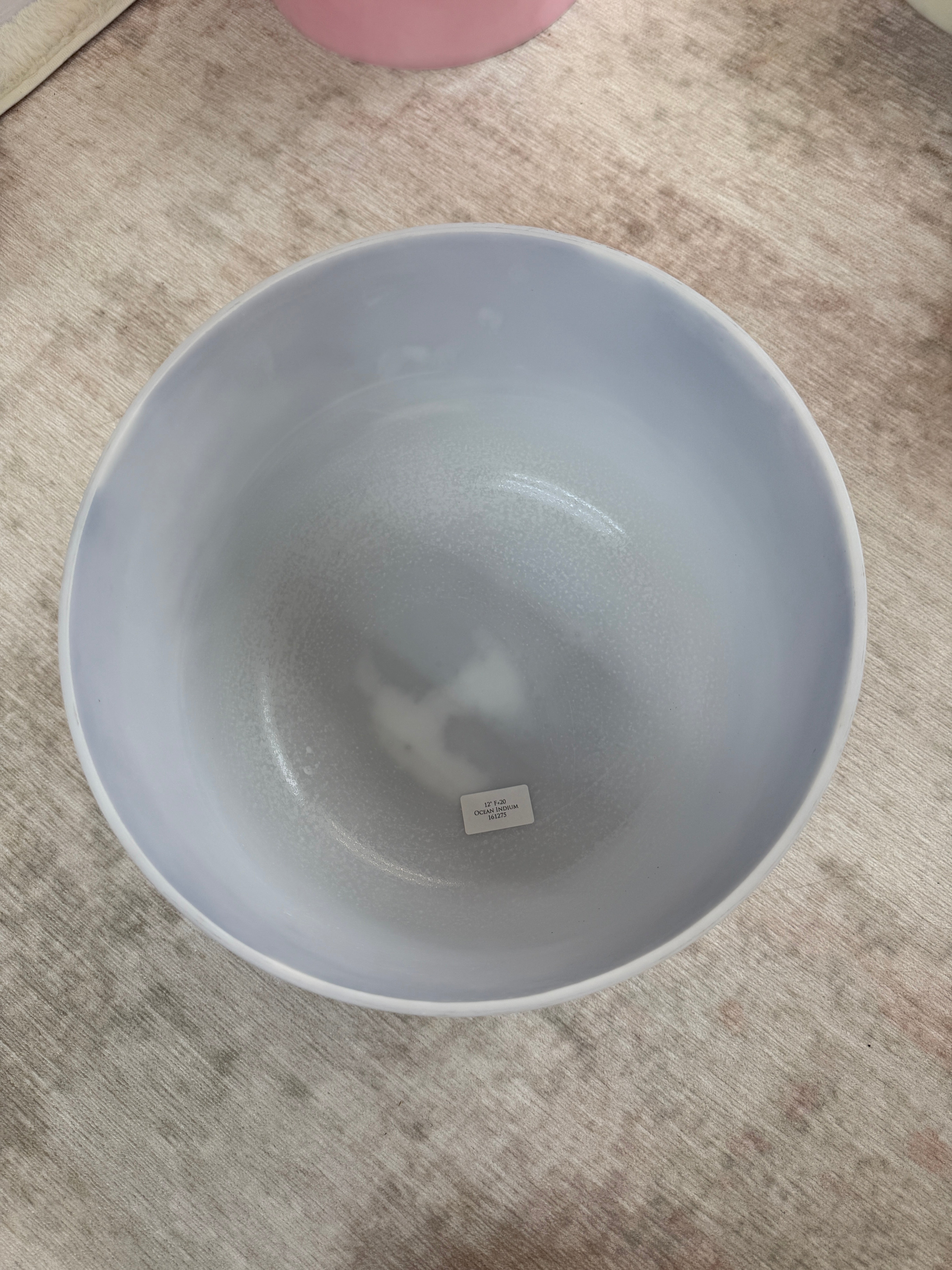 12" F+20 Ocean Indium 161275 Crystal Tones® Alchemy Singing Bowl