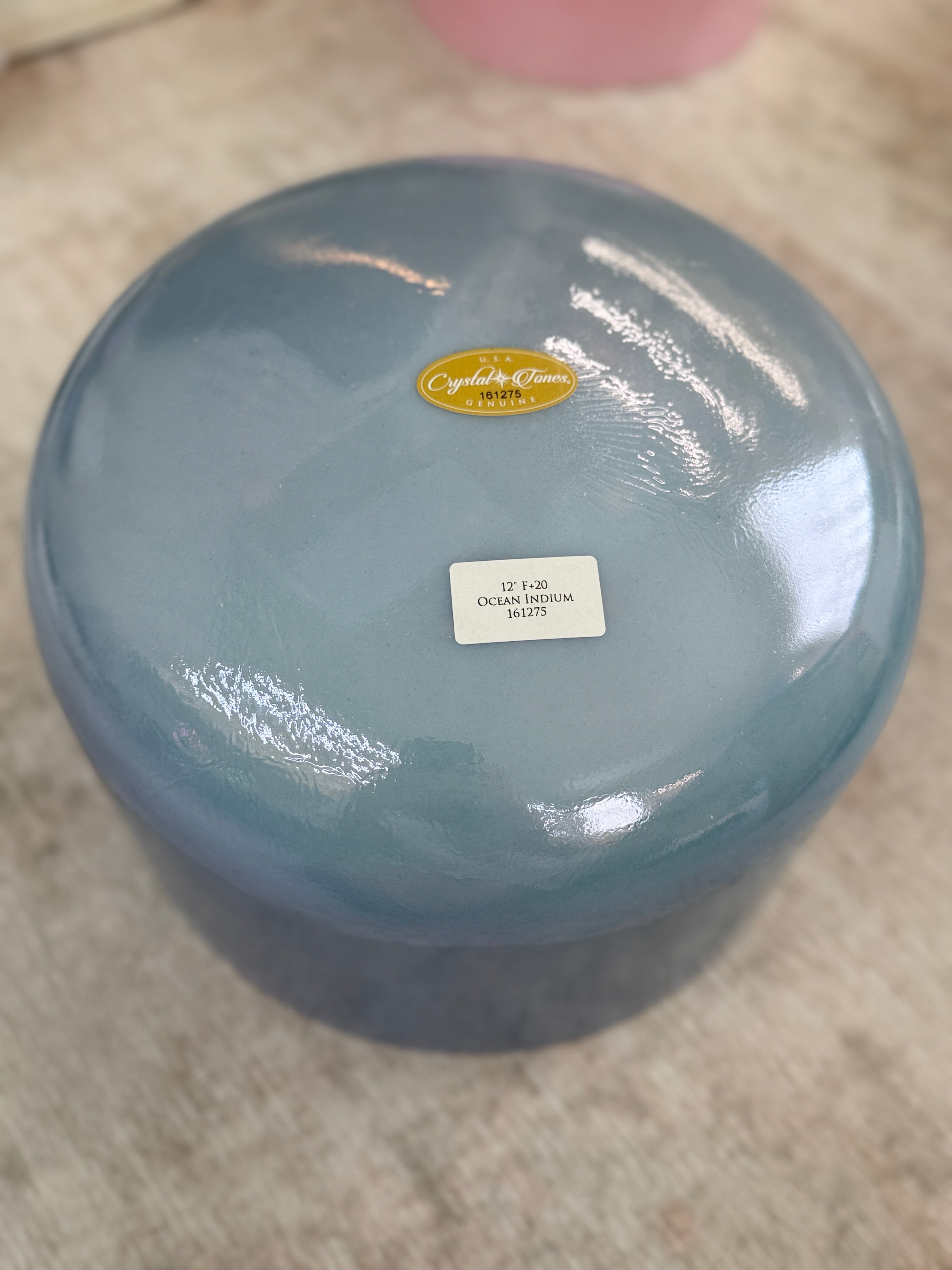 12" F+20 Ocean Indium 161275 Crystal Tones® Alchemy Singing Bowl