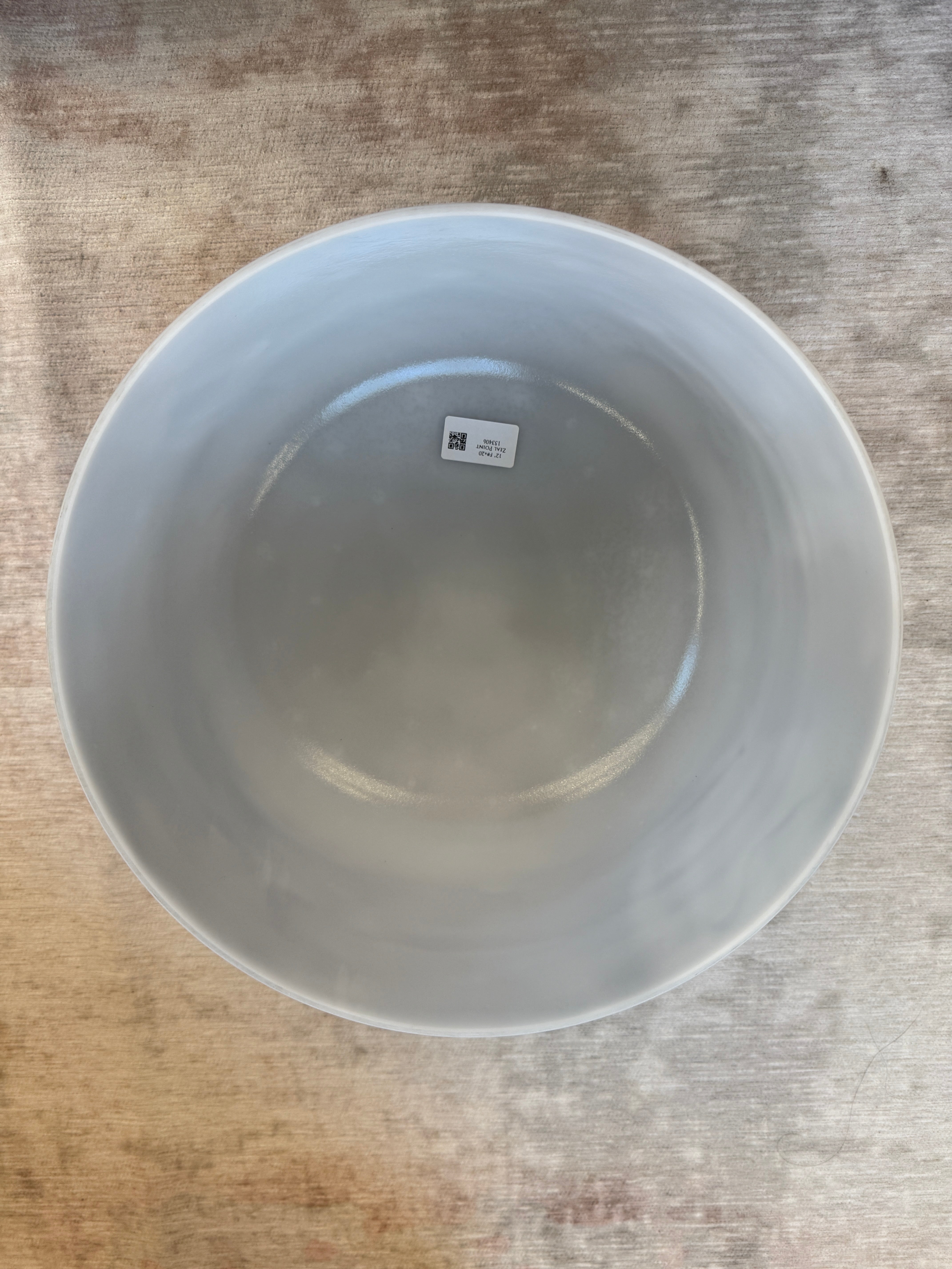12" F#+20 Zeal Point 153406 Crystal Tones® Alchemy Singing Bowl