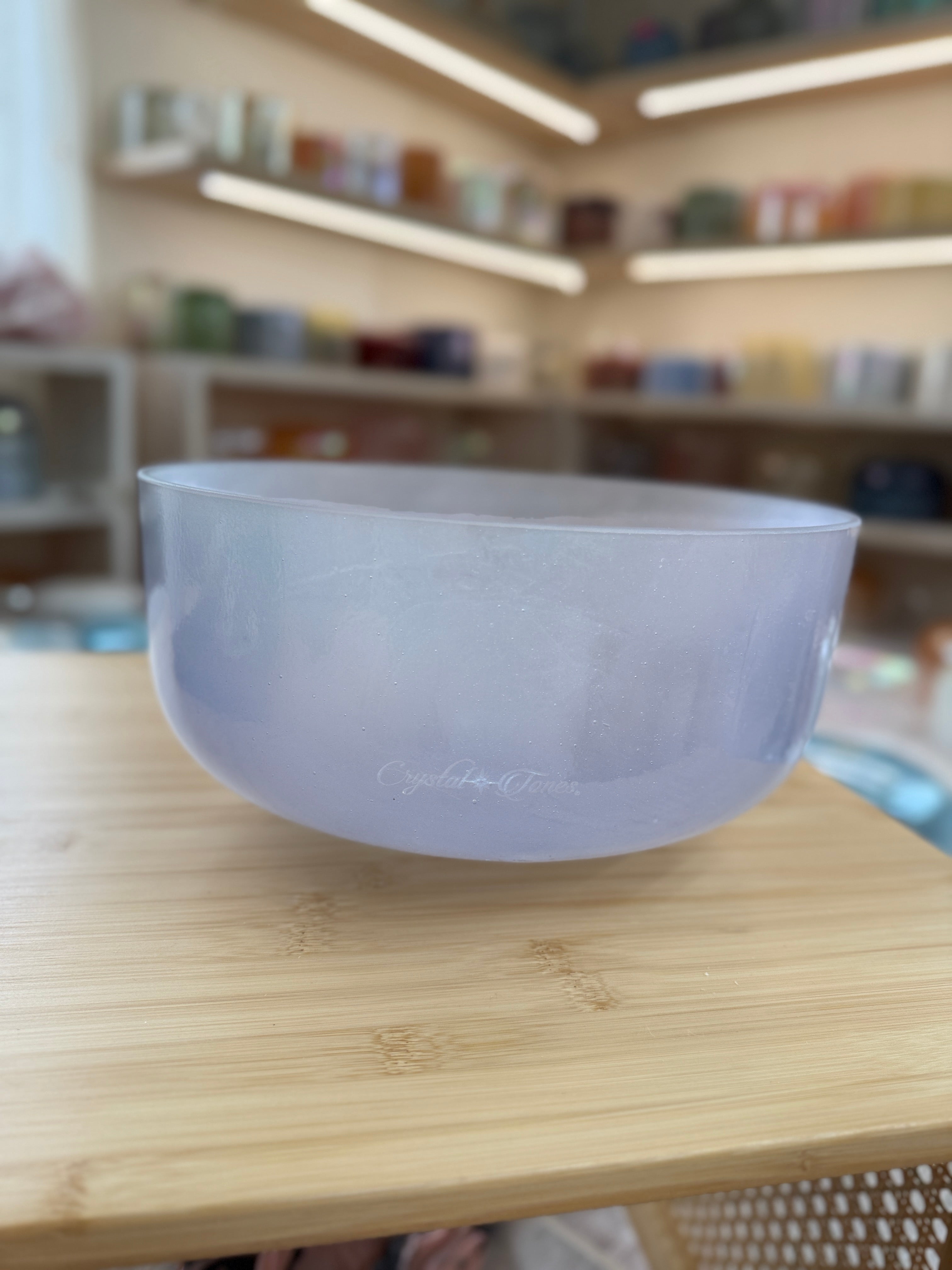 12" F+30 Androgynous Indium 155716 Crystal Tones® Alchemy Singing Bowl