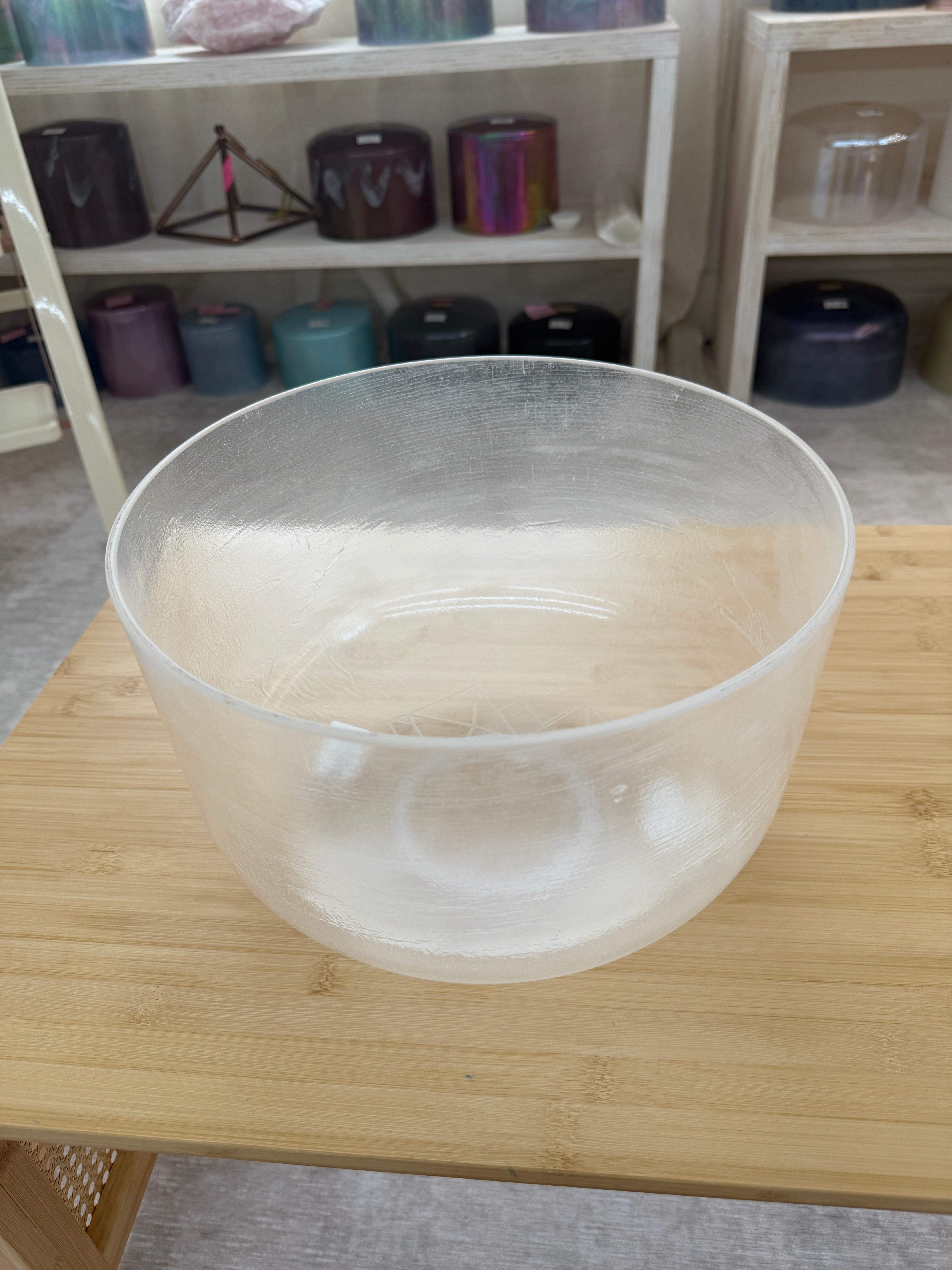 12” G-25 Great Salt Lake Salt 154886 Crystal Tones® Alchemy Singing Bowl