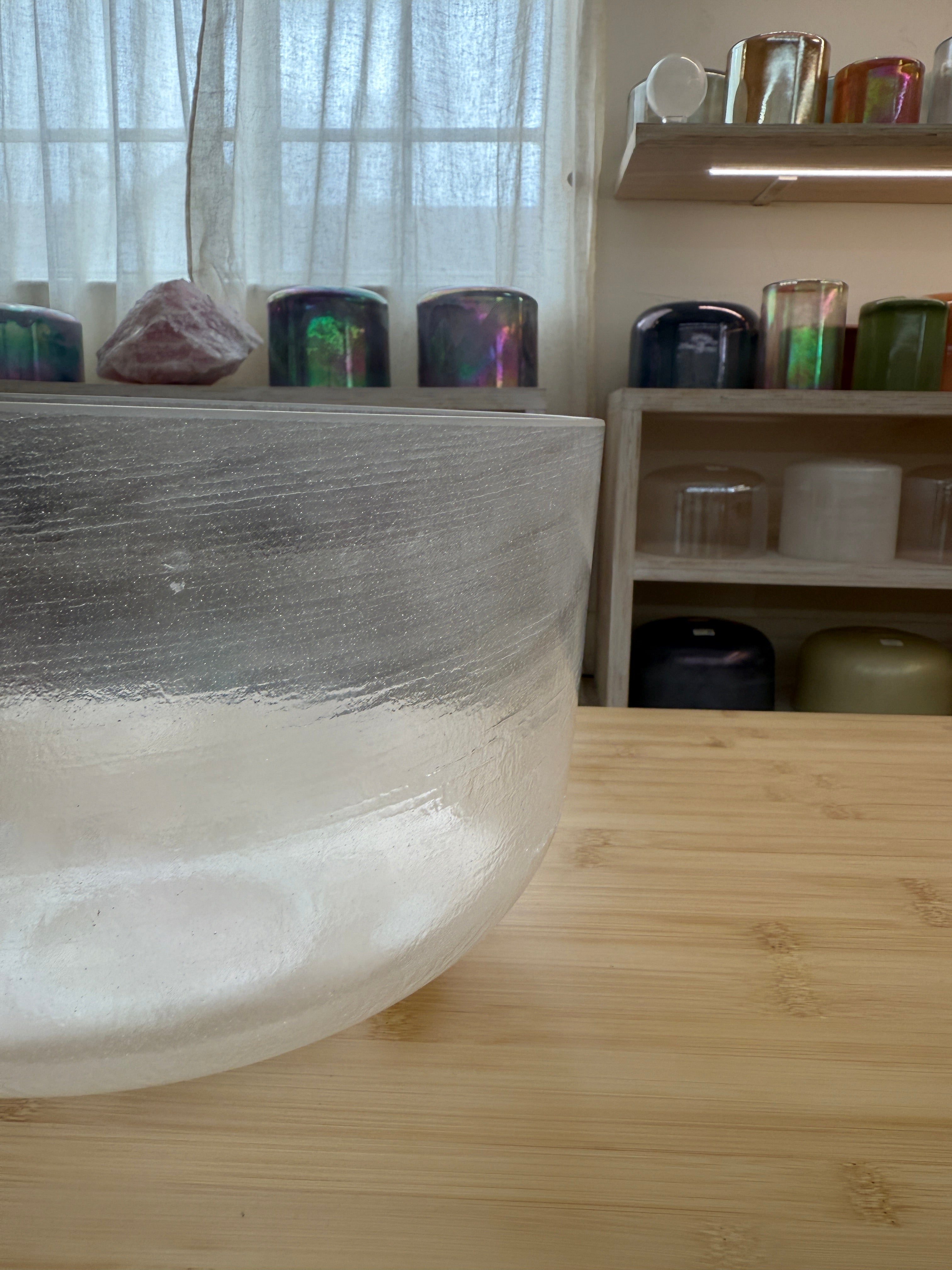 12” G-25 Great Salt Lake Salt 154886 Crystal Tones® Alchemy Singing Bowl
