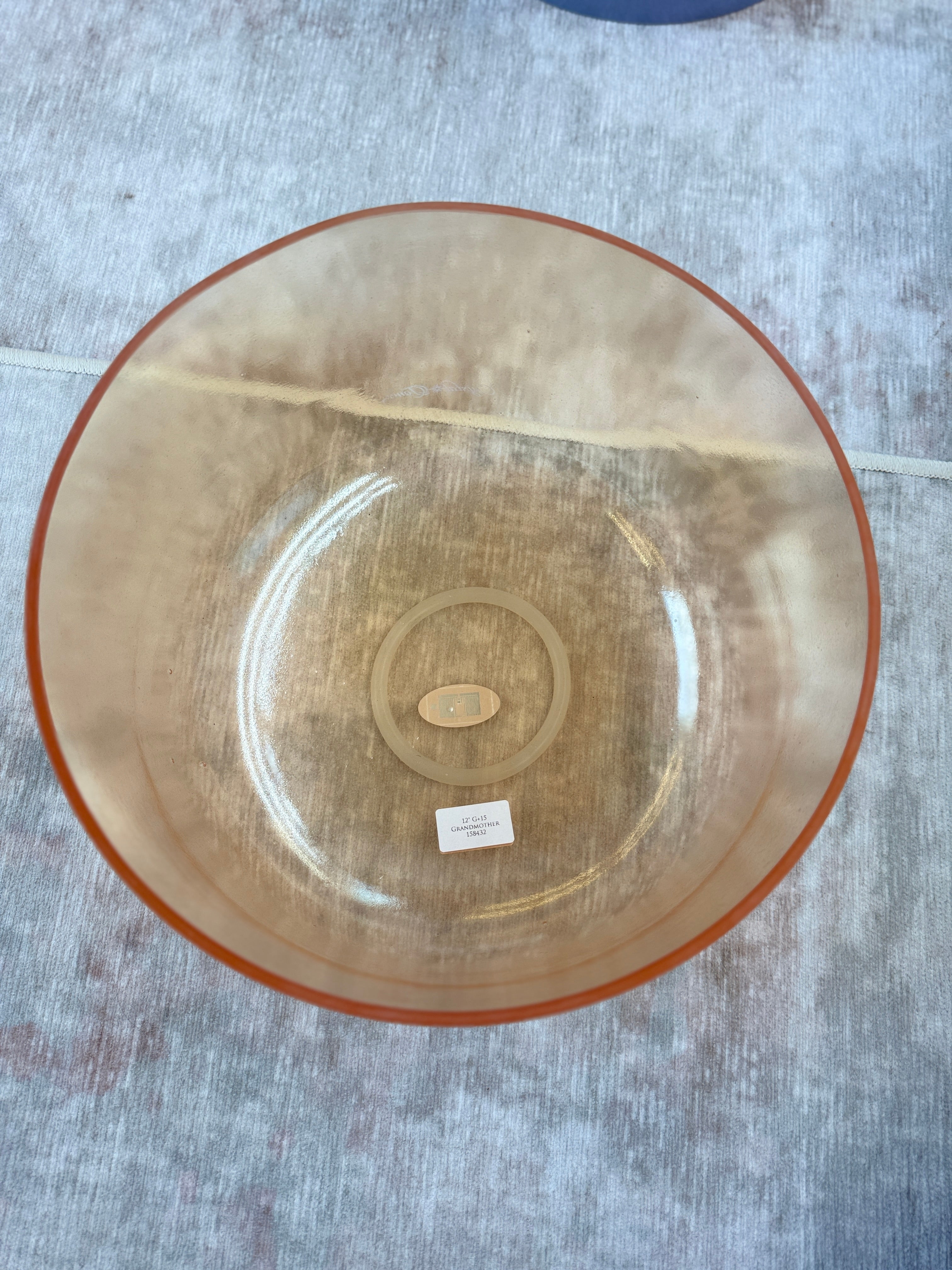 12" G+15 Grandmother 158432 Crystal Tones® Alchemy Singing Bowl